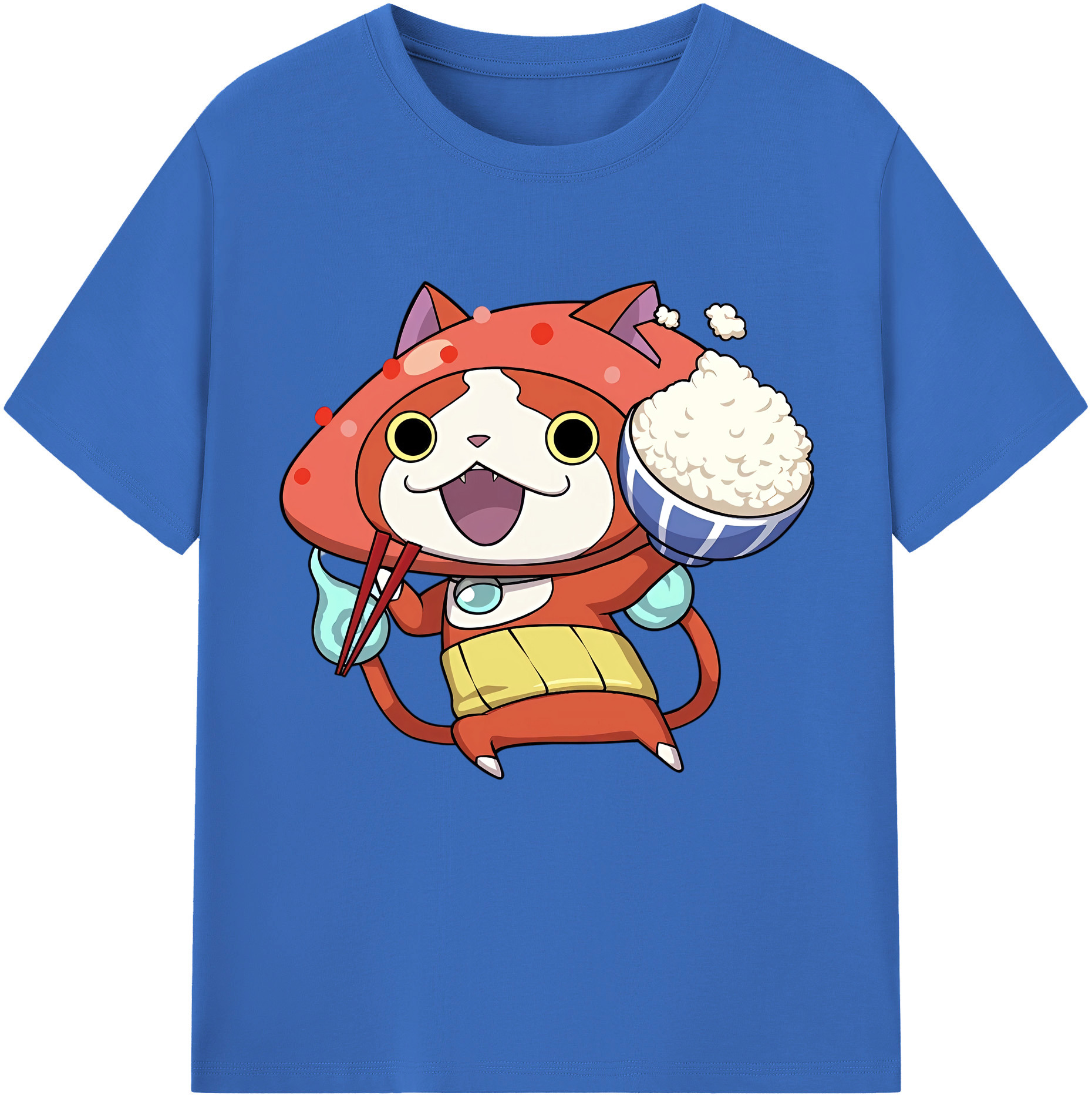（画像用） 妖怪ウォッチ Yo-kai Watch 綿100％半袖Tシャツ（フロントプリント）