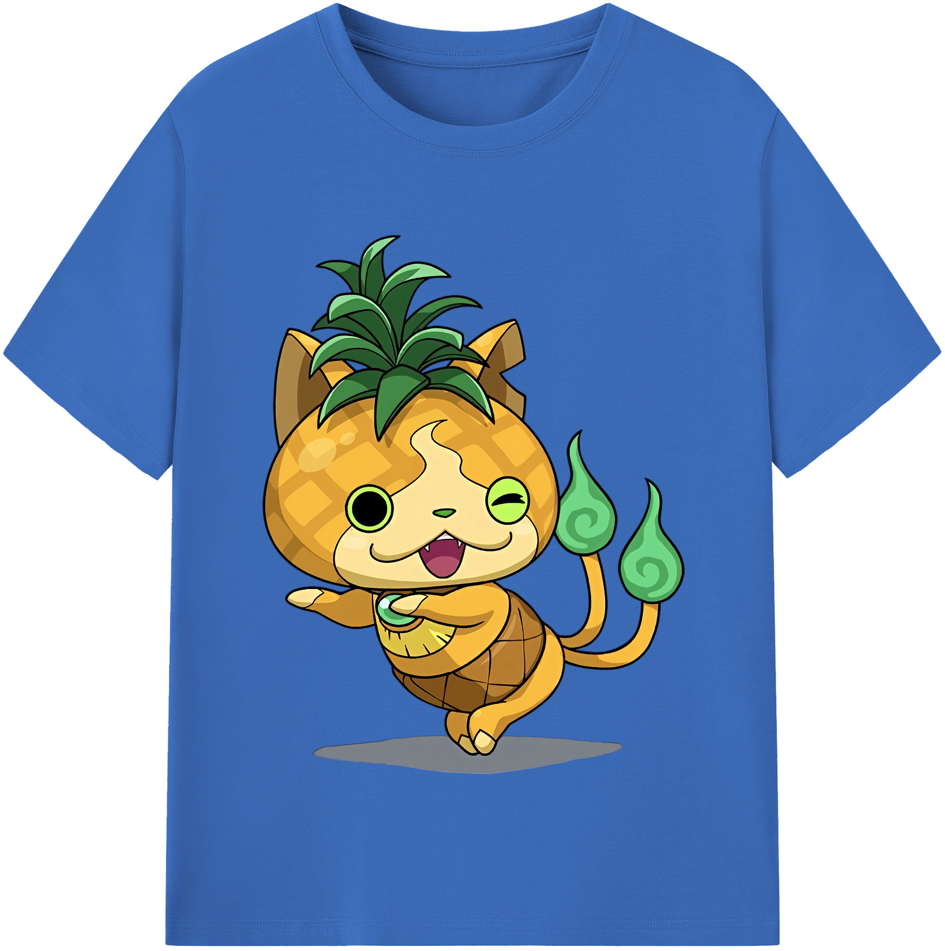 （画像用） 妖怪ウォッチ Yo-kai Watch 綿100％半袖Tシャツ（フロントプリント）