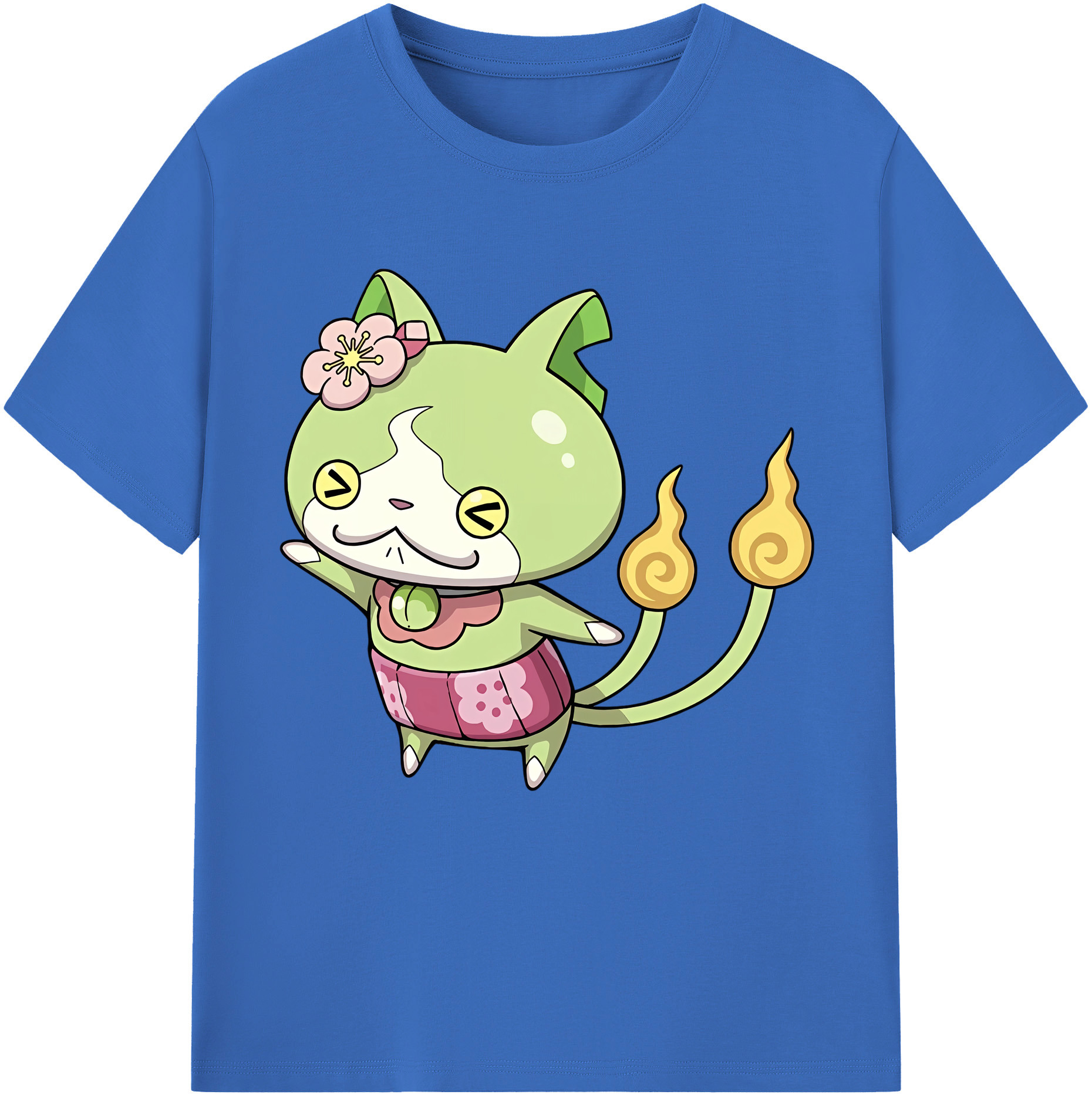 （画像用） 妖怪ウォッチ Yo-kai Watch 綿100％半袖Tシャツ（フロントプリント）