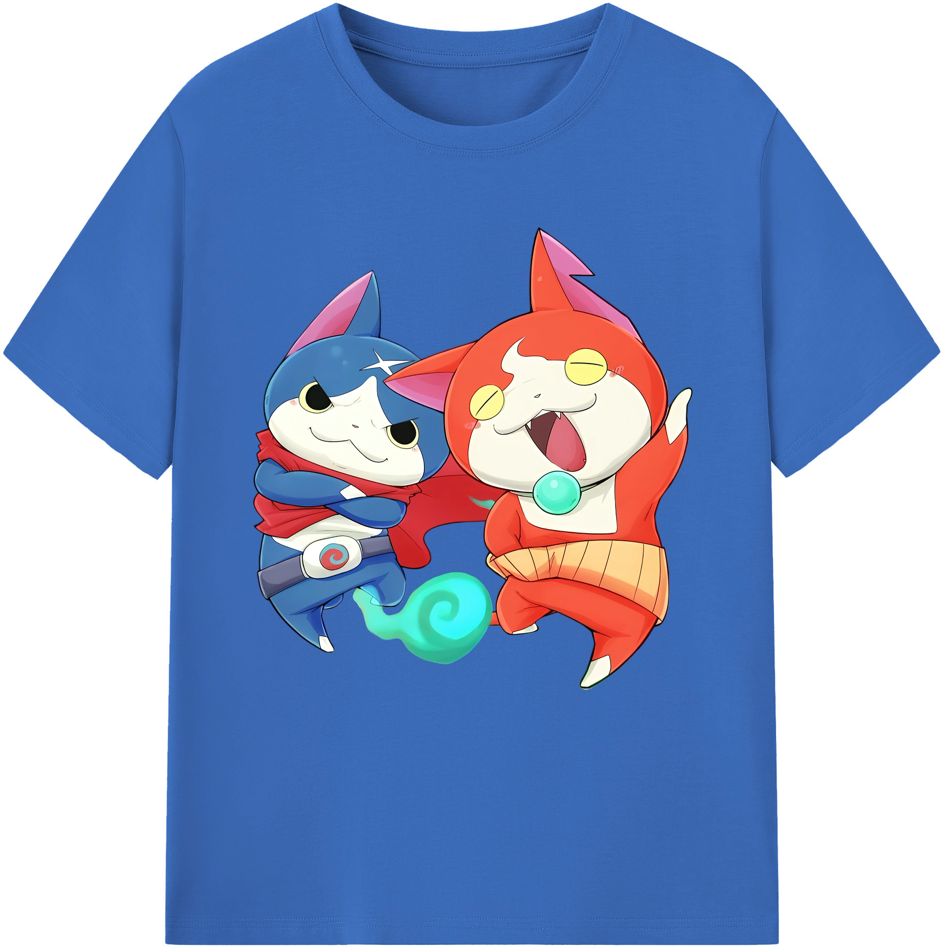 （画像用） 妖怪ウォッチ Yo-kai Watch 綿100％半袖Tシャツ（フロントプリント）