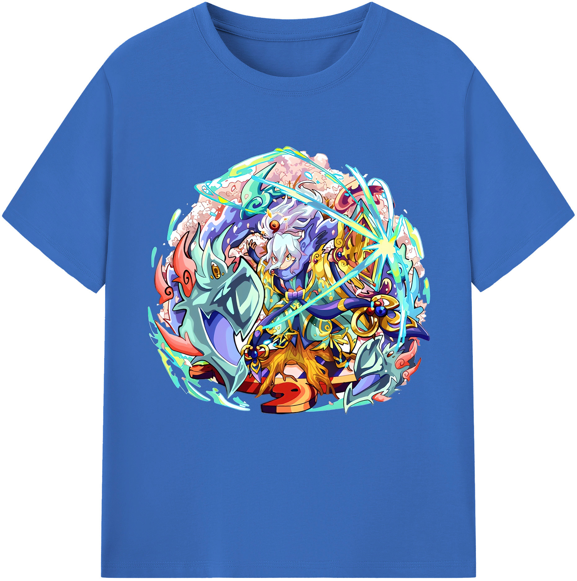 （画像用） 妖怪ウォッチ Yo-kai Watch 綿100％半袖Tシャツ（フロントプリント）