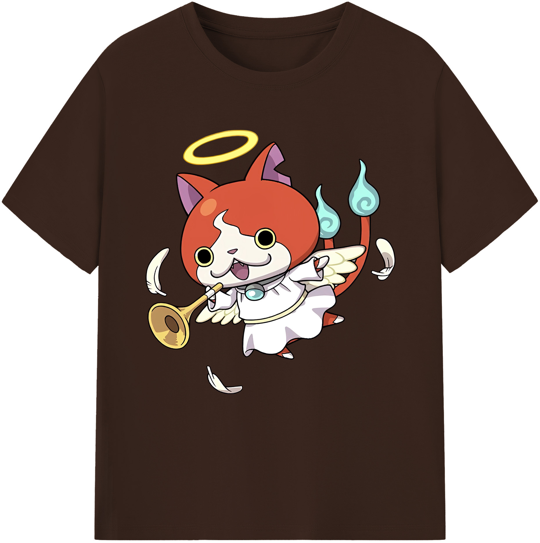 （画像用） 妖怪ウォッチ Yo-kai Watch 綿100％半袖Tシャツ（フロントプリント）