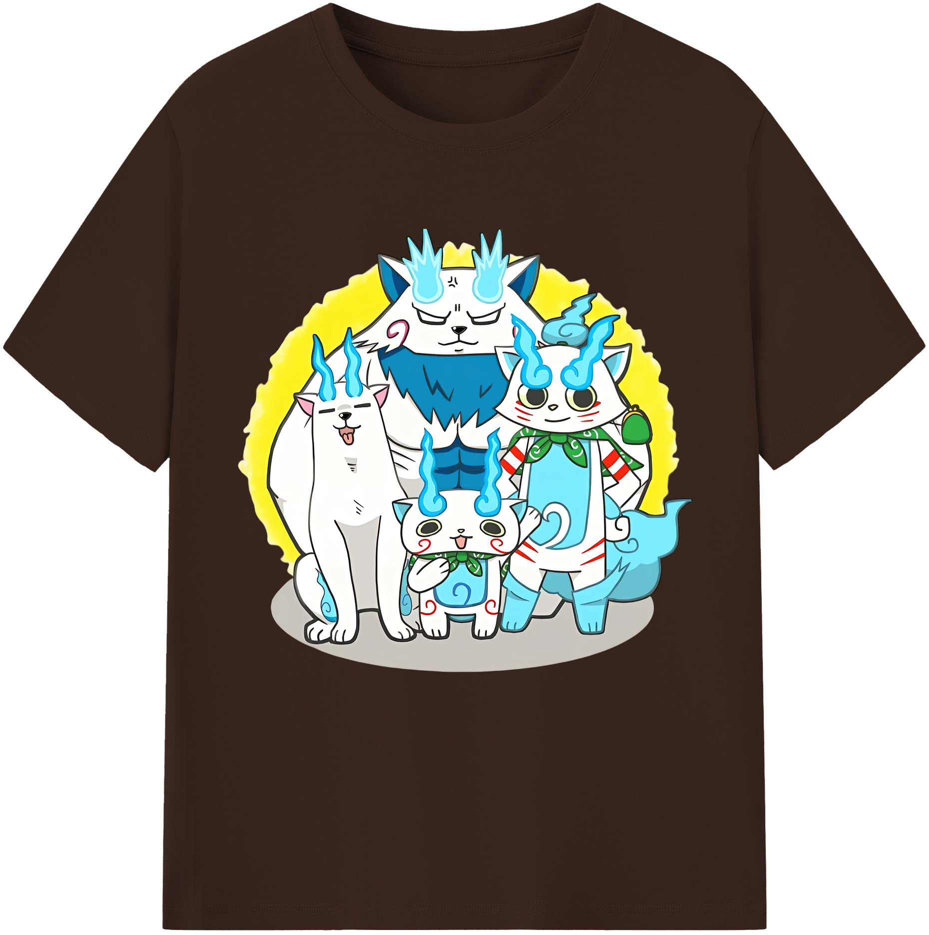 （画像用） 妖怪ウォッチ Yo-kai Watch 綿100％半袖Tシャツ（フロントプリント）