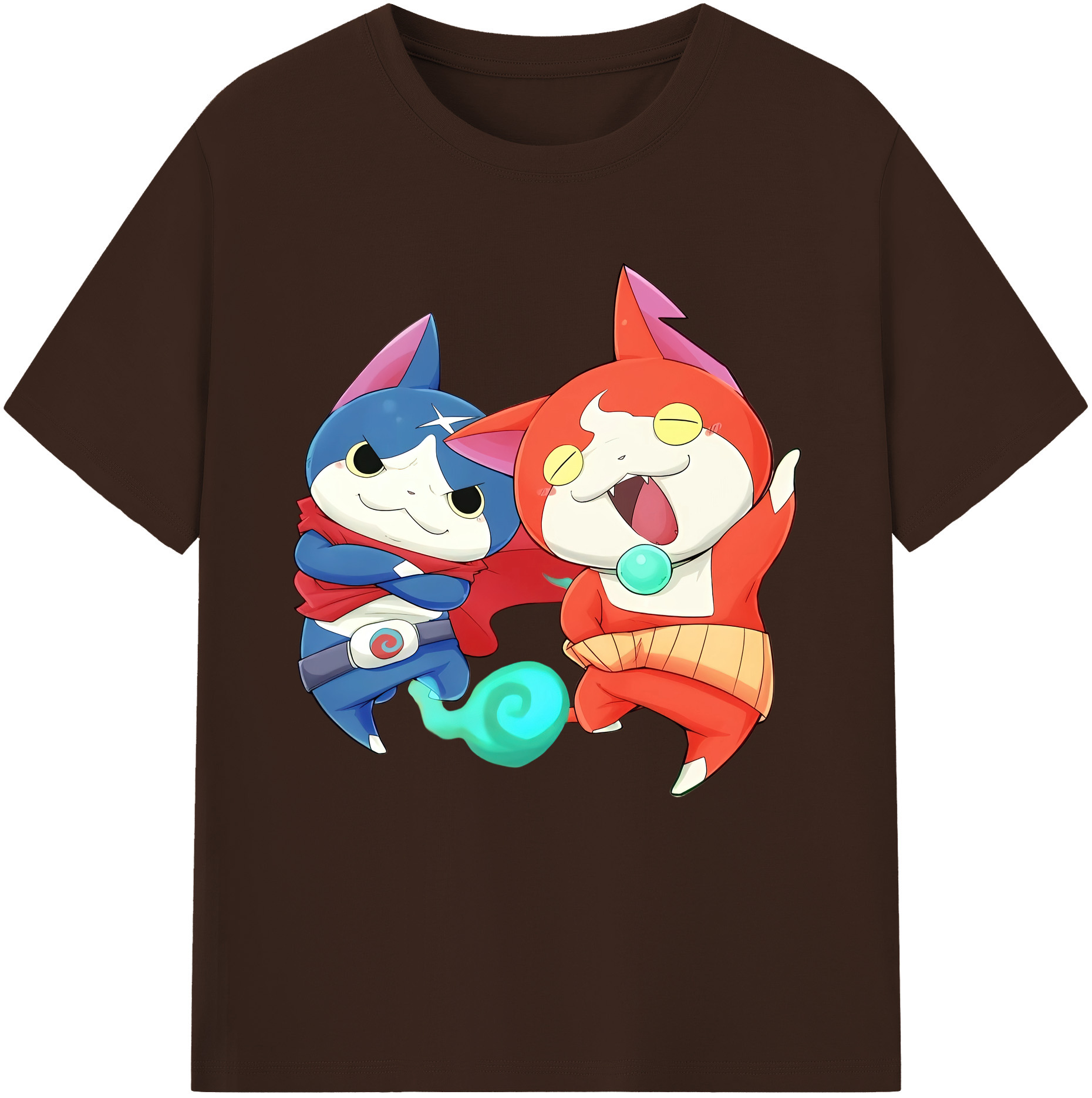 （画像用） 妖怪ウォッチ Yo-kai Watch 綿100％半袖Tシャツ（フロントプリント）