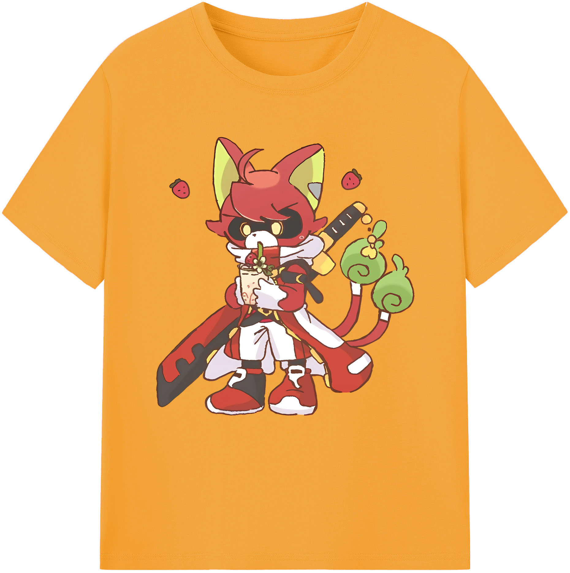 （画像用） 妖怪ウォッチ Yo-kai Watch 綿100％半袖Tシャツ（フロントプリント）