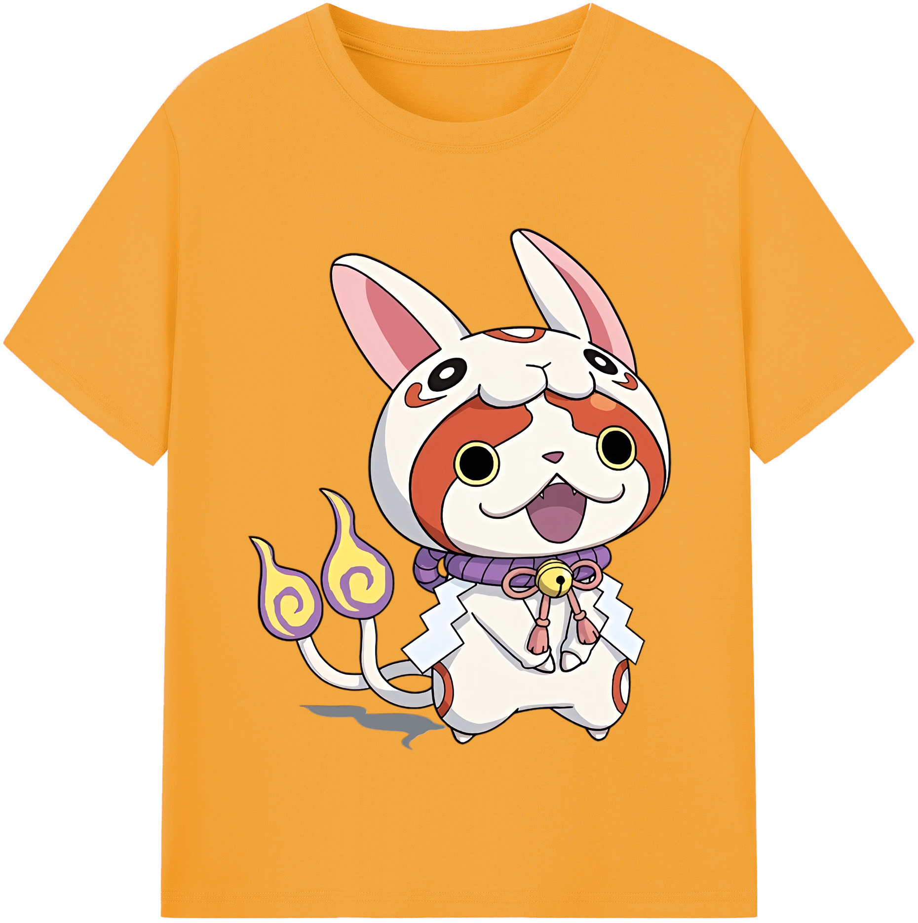 （画像用） 妖怪ウォッチ Yo-kai Watch 綿100％半袖Tシャツ（フロントプリント）