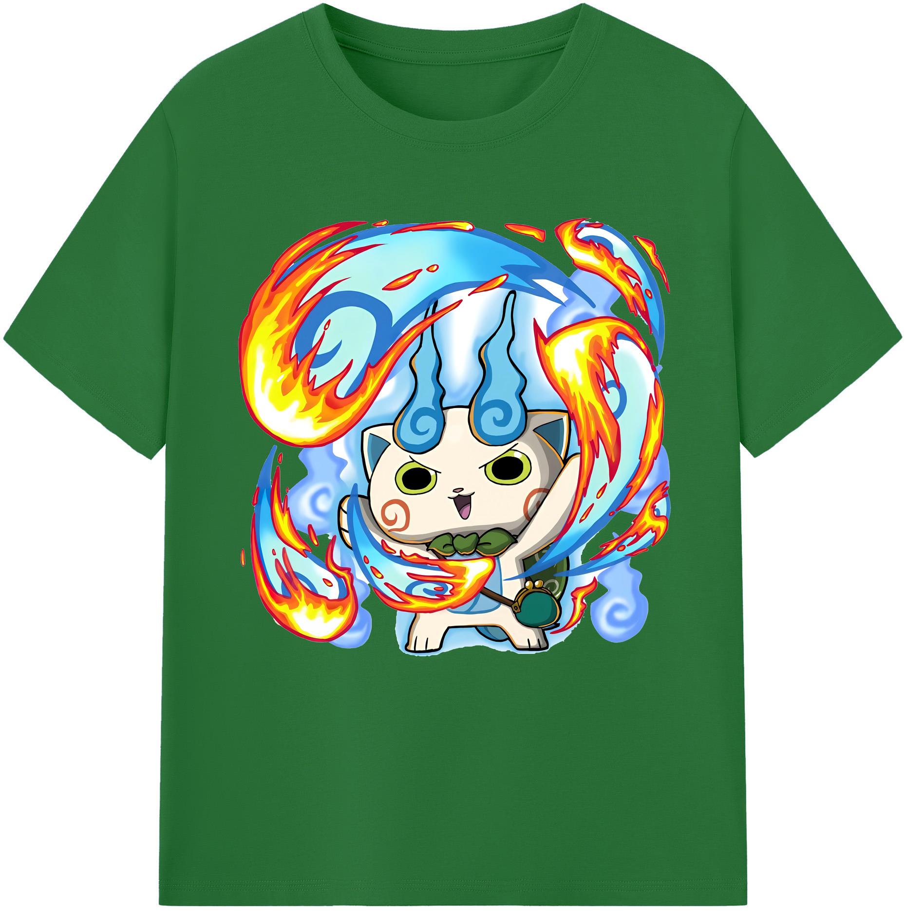 （画像用） 妖怪ウォッチ Yo-kai Watch 綿100％半袖Tシャツ（フロントプリント）