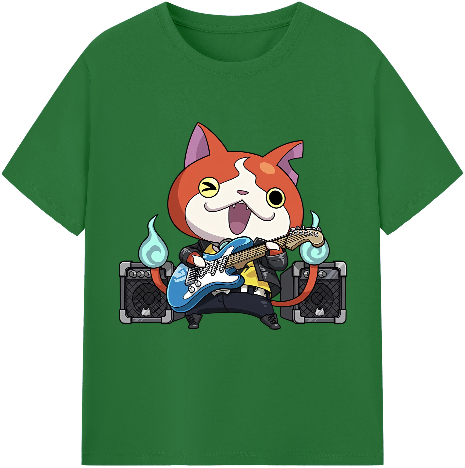 （画像用） 妖怪ウォッチ Yo-kai Watch 綿100％半袖Tシャツ（フロントプリント）