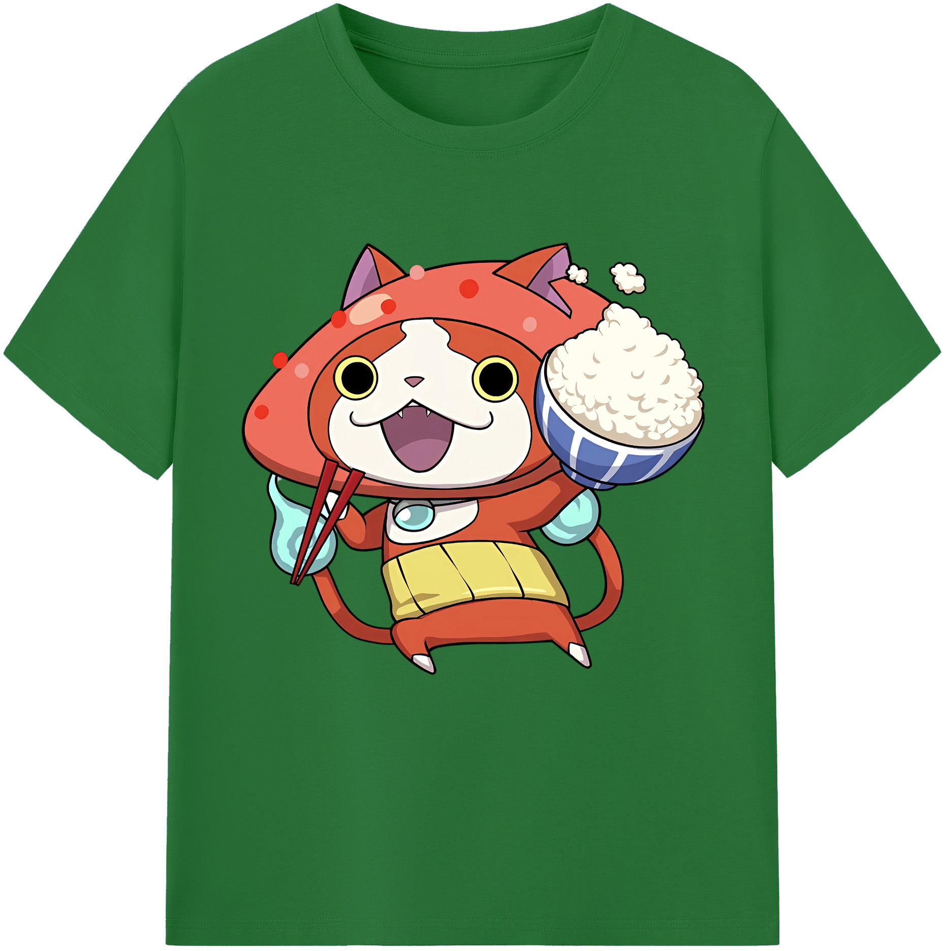 （画像用） 妖怪ウォッチ Yo-kai Watch 綿100％半袖Tシャツ（フロントプリント）