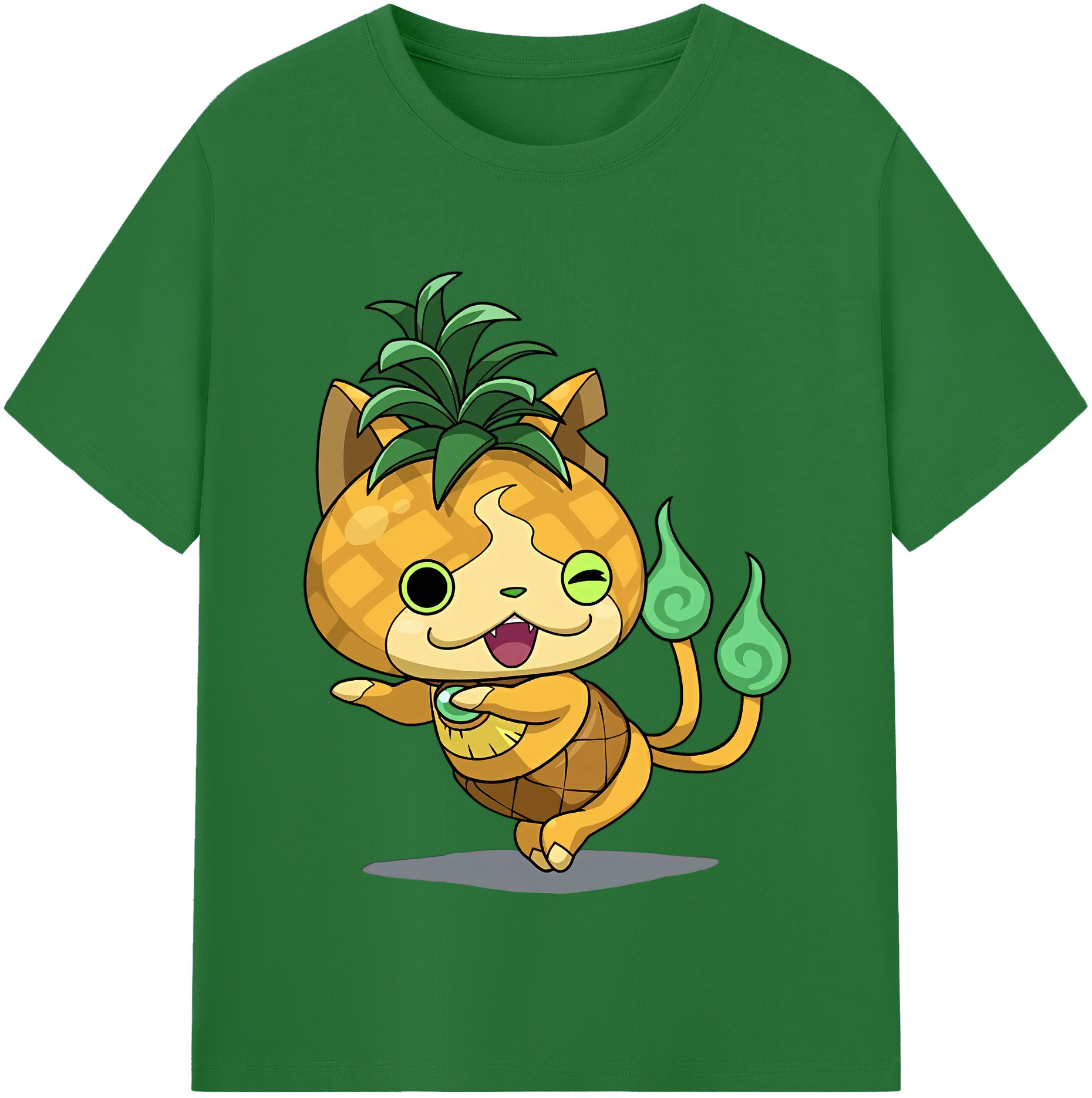 （画像用） 妖怪ウォッチ Yo-kai Watch 綿100％半袖Tシャツ（フロントプリント）