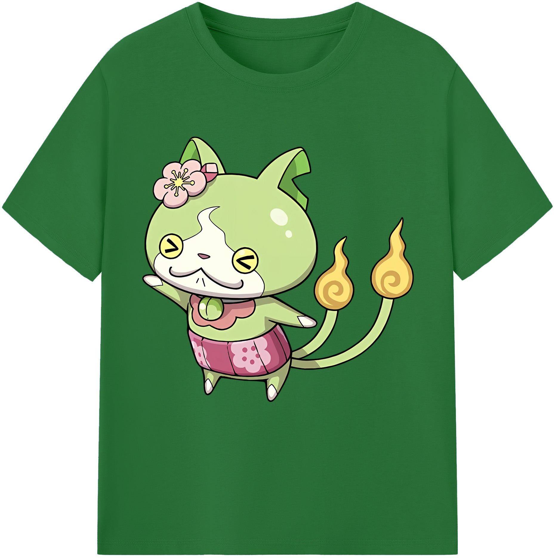 （画像用） 妖怪ウォッチ Yo-kai Watch 綿100％半袖Tシャツ（フロントプリント）