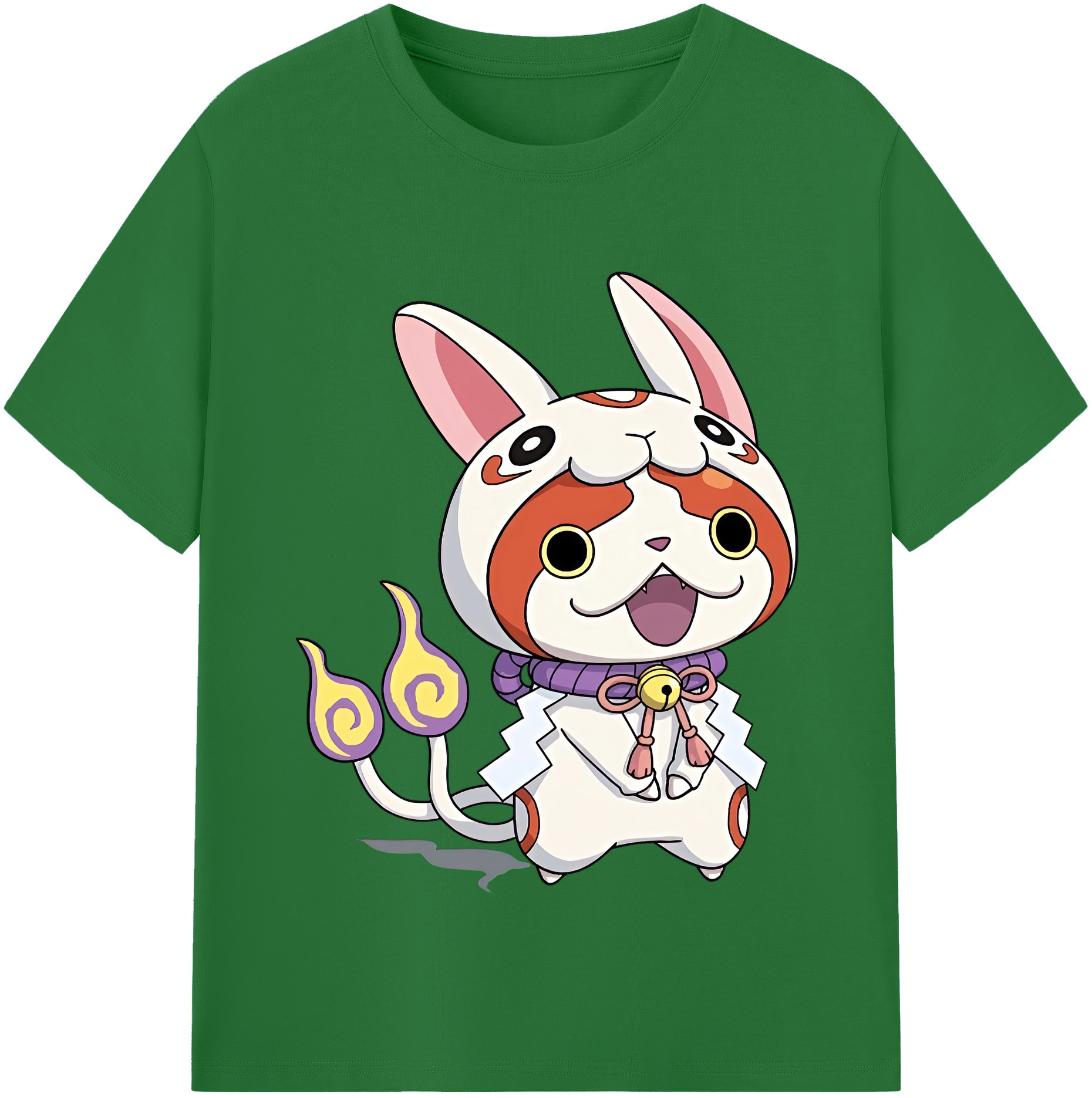 （画像用） 妖怪ウォッチ Yo-kai Watch 綿100％半袖Tシャツ（フロントプリント）