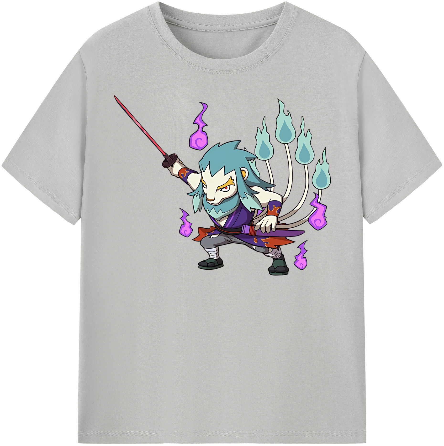 （画像用） 妖怪ウォッチ Yo-kai Watch 綿100％半袖Tシャツ（フロントプリント）