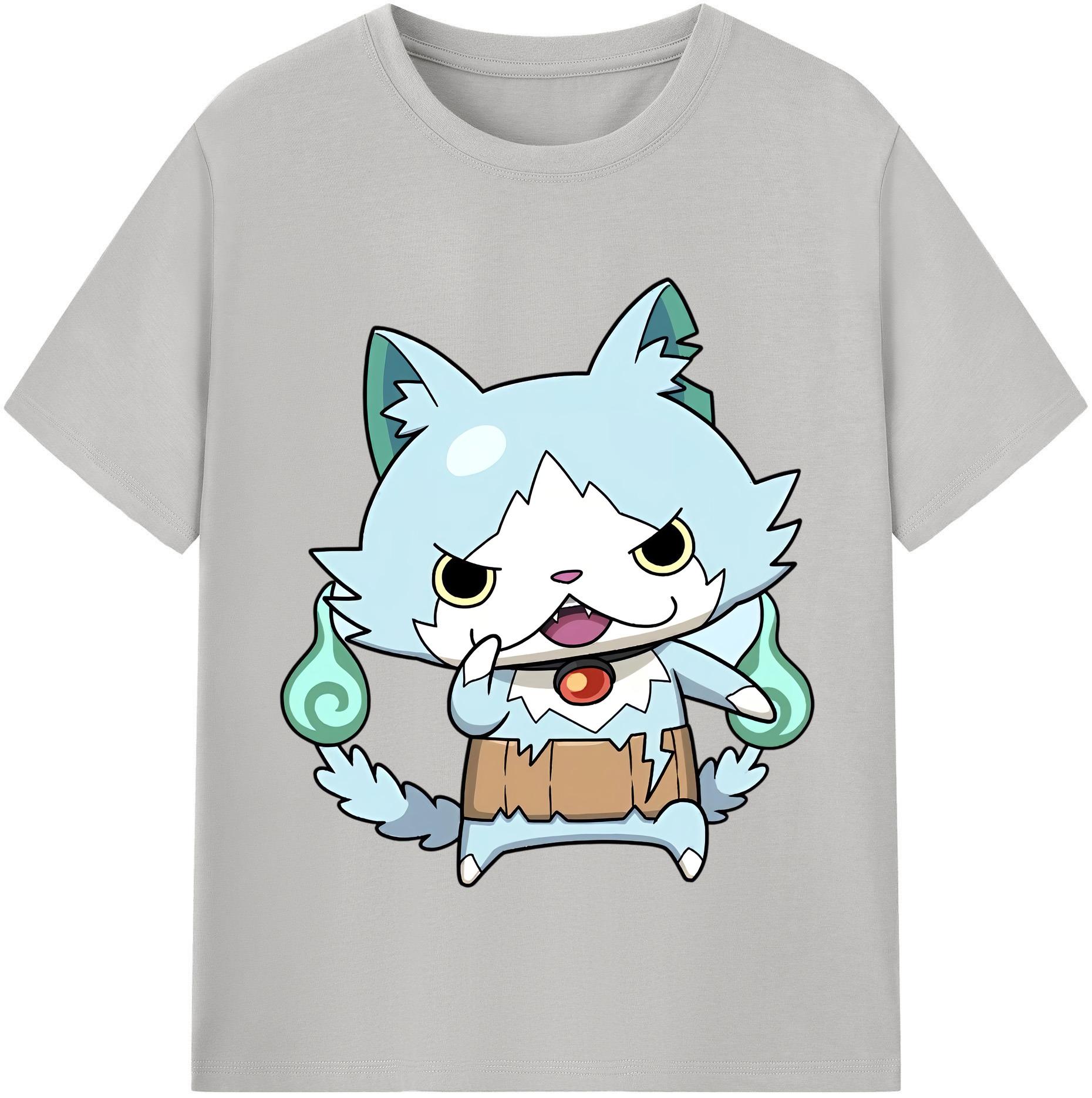 （画像用） 妖怪ウォッチ Yo-kai Watch 綿100％半袖Tシャツ（フロントプリント）
