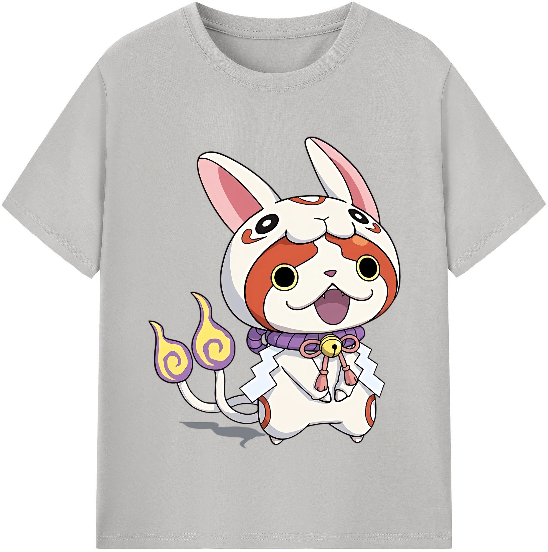 （画像用） 妖怪ウォッチ Yo-kai Watch 綿100％半袖Tシャツ（フロントプリント）