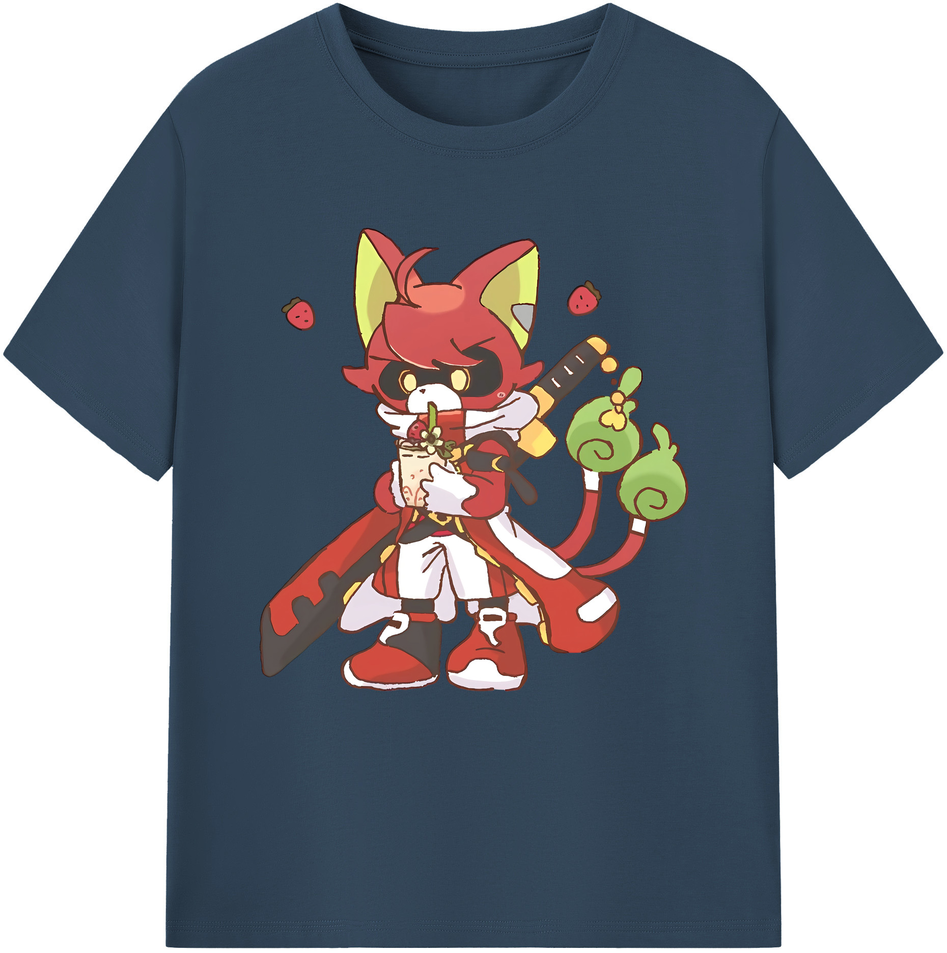（画像用） 妖怪ウォッチ Yo-kai Watch 綿100％半袖Tシャツ（フロントプリント）