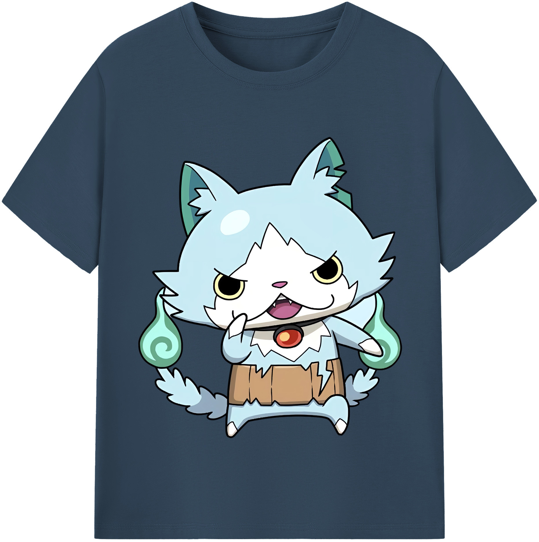 （画像用） 妖怪ウォッチ Yo-kai Watch 綿100％半袖Tシャツ（フロントプリント）