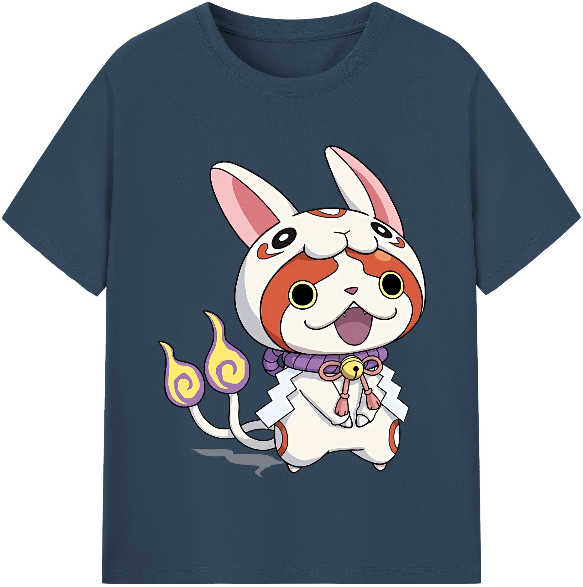 （画像用） 妖怪ウォッチ Yo-kai Watch 綿100％半袖Tシャツ（フロントプリント）