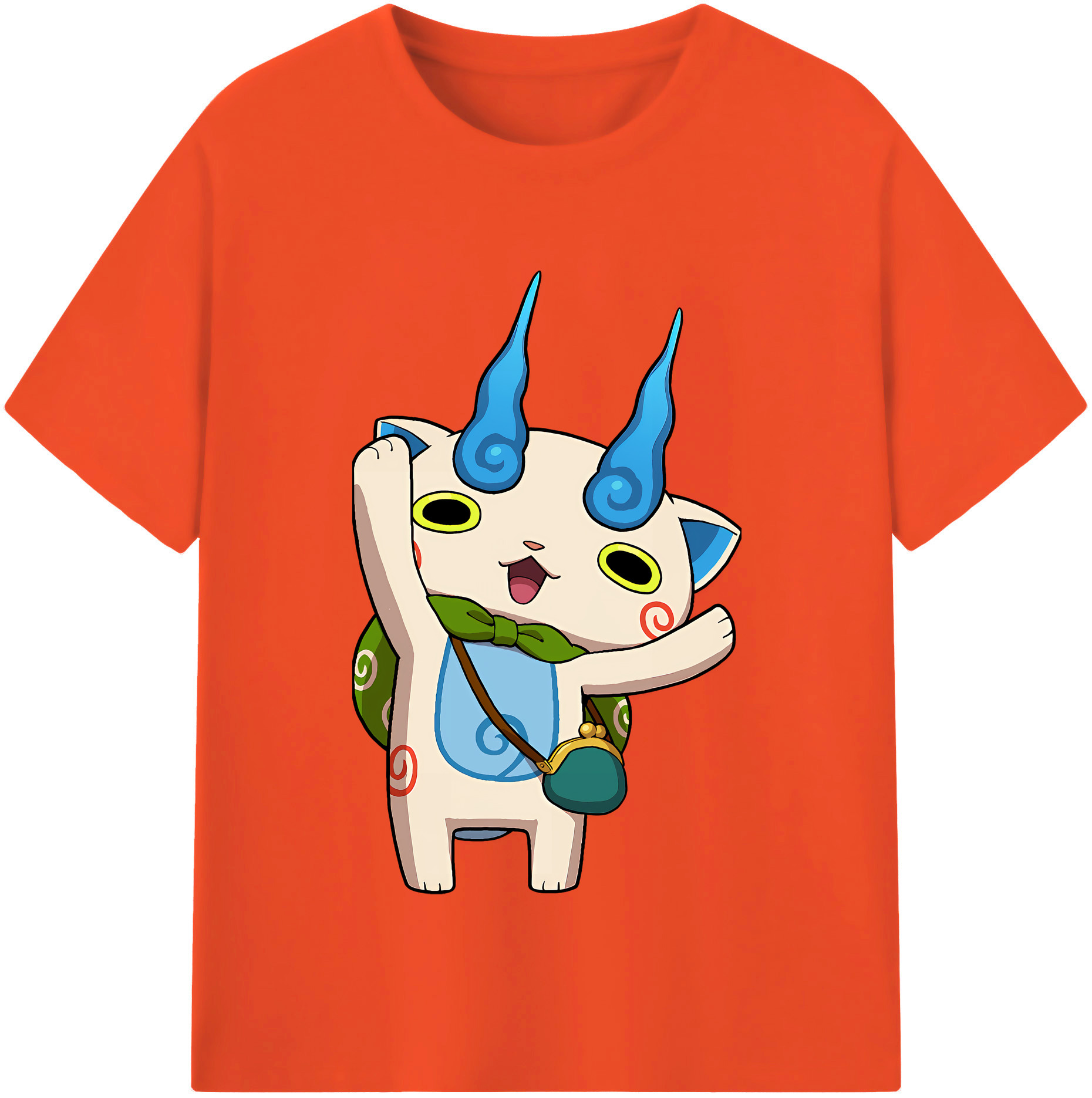（画像用） 妖怪ウォッチ Yo-kai Watch 綿100％半袖Tシャツ（フロントプリント）