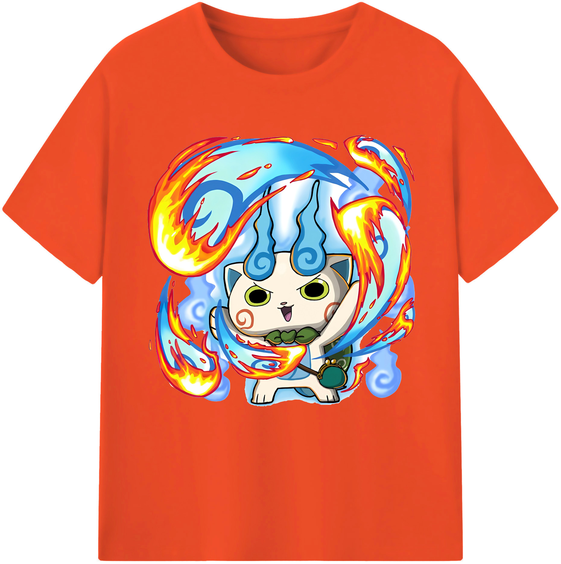 （画像用） 妖怪ウォッチ Yo-kai Watch 綿100％半袖Tシャツ（フロントプリント）
