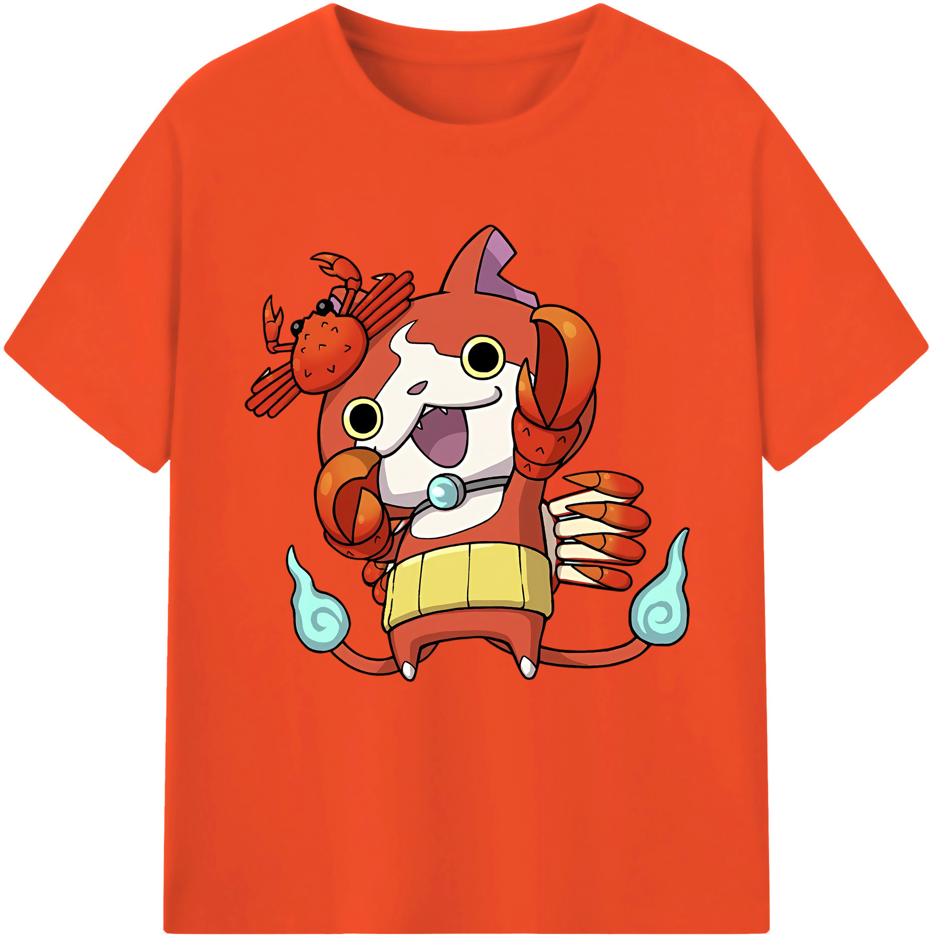 （画像用） 妖怪ウォッチ Yo-kai Watch 綿100％半袖Tシャツ（フロントプリント）