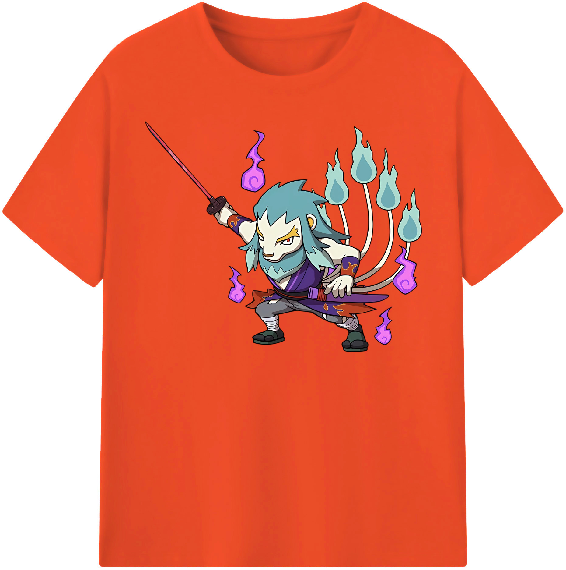 （画像用） 妖怪ウォッチ Yo-kai Watch 綿100％半袖Tシャツ（フロントプリント）