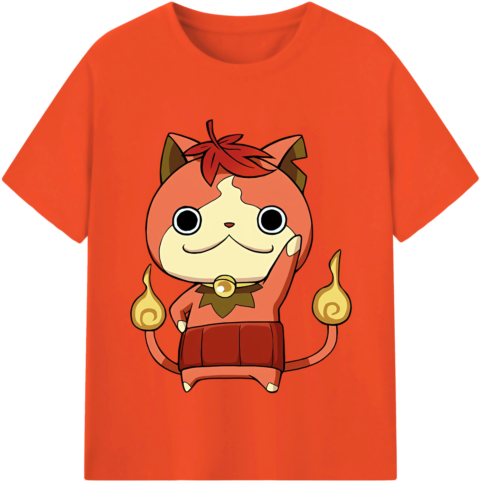 （画像用） 妖怪ウォッチ Yo-kai Watch 綿100％半袖Tシャツ（フロントプリント）