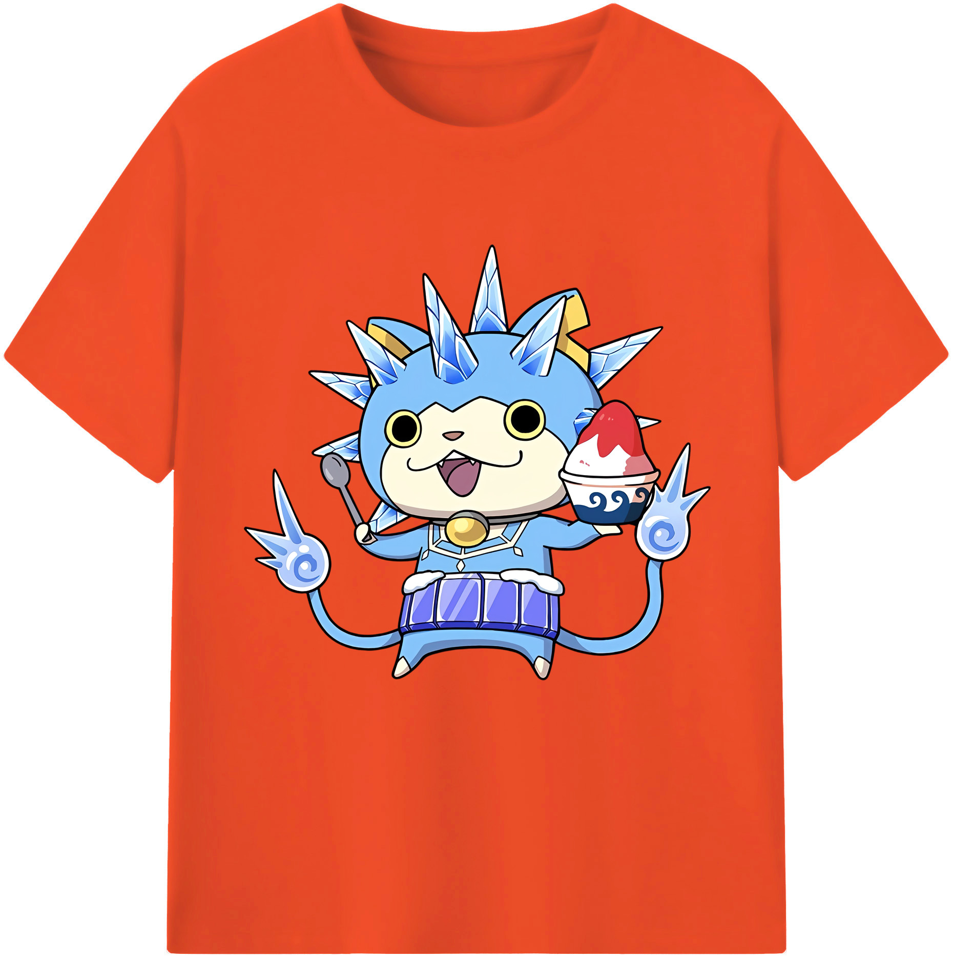 （画像用） 妖怪ウォッチ Yo-kai Watch 綿100％半袖Tシャツ（フロントプリント）