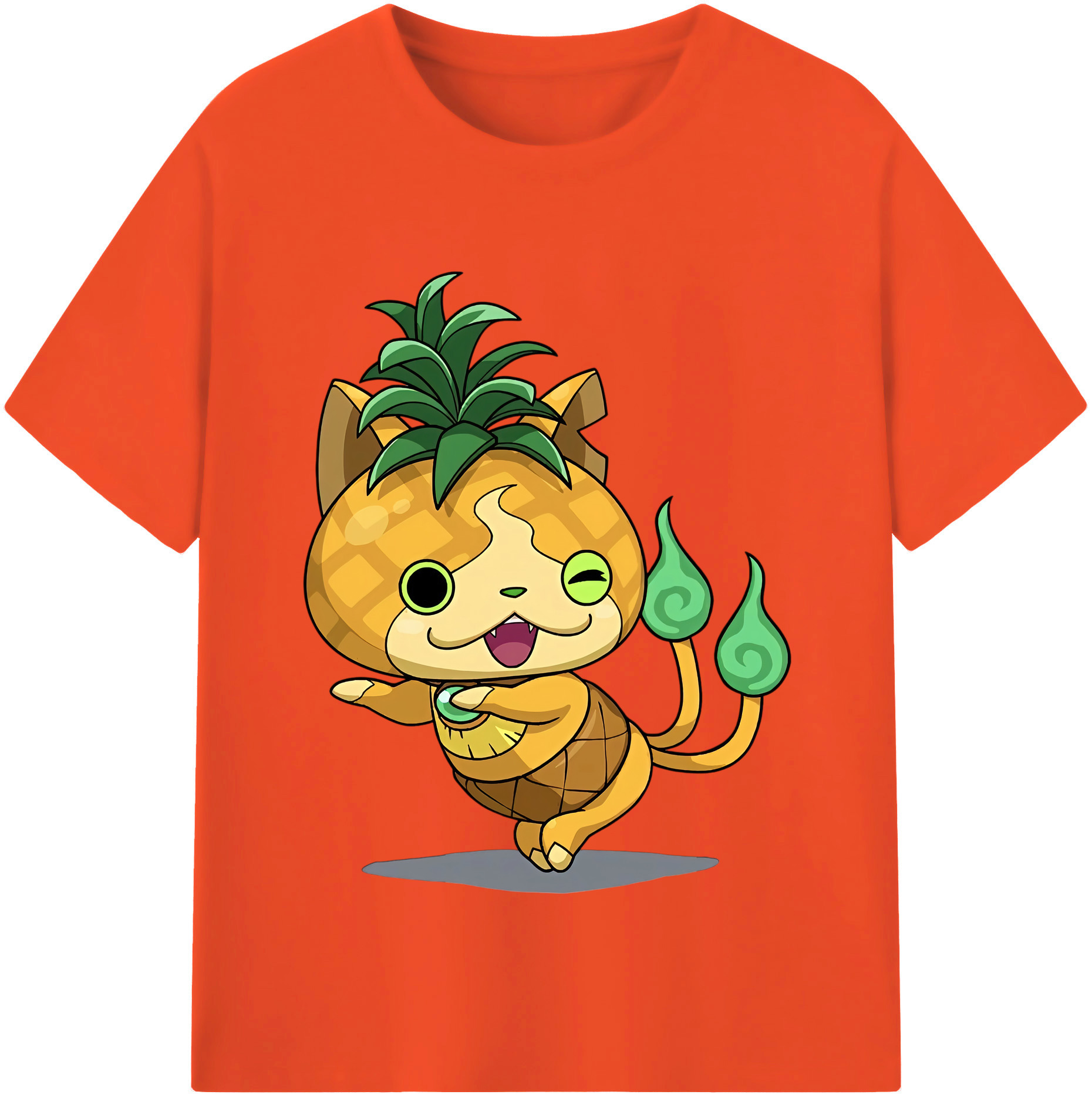 （画像用） 妖怪ウォッチ Yo-kai Watch 綿100％半袖Tシャツ（フロントプリント）