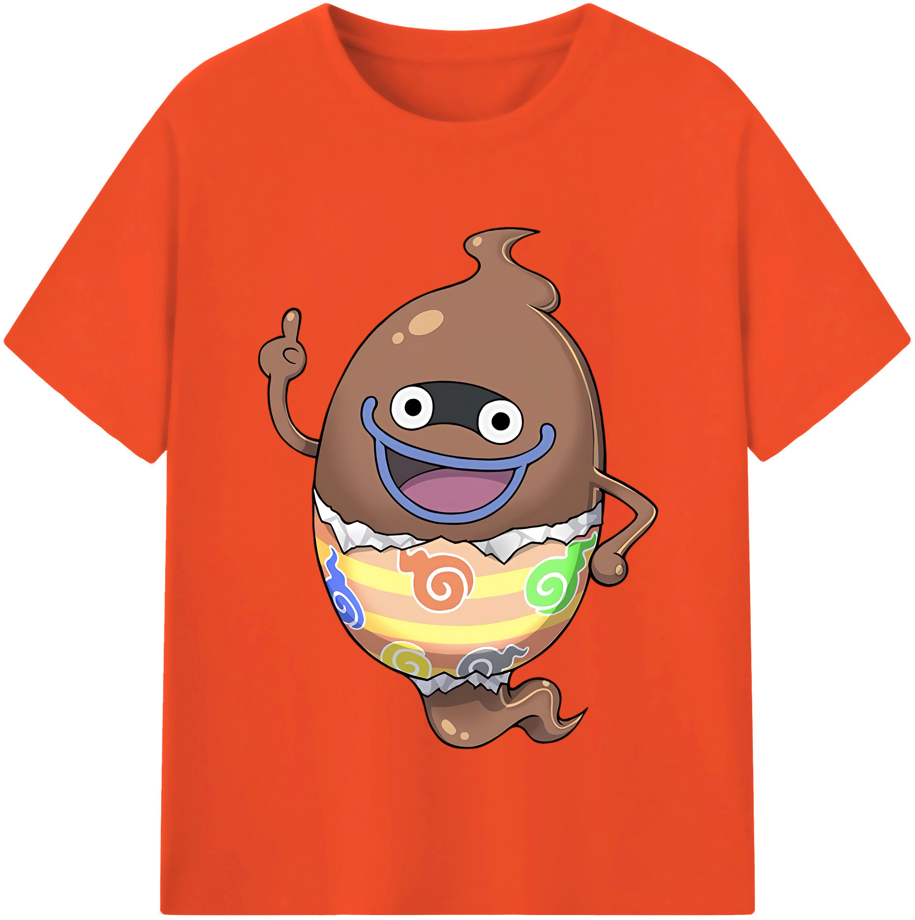 （画像用） 妖怪ウォッチ Yo-kai Watch 綿100％半袖Tシャツ（フロントプリント）