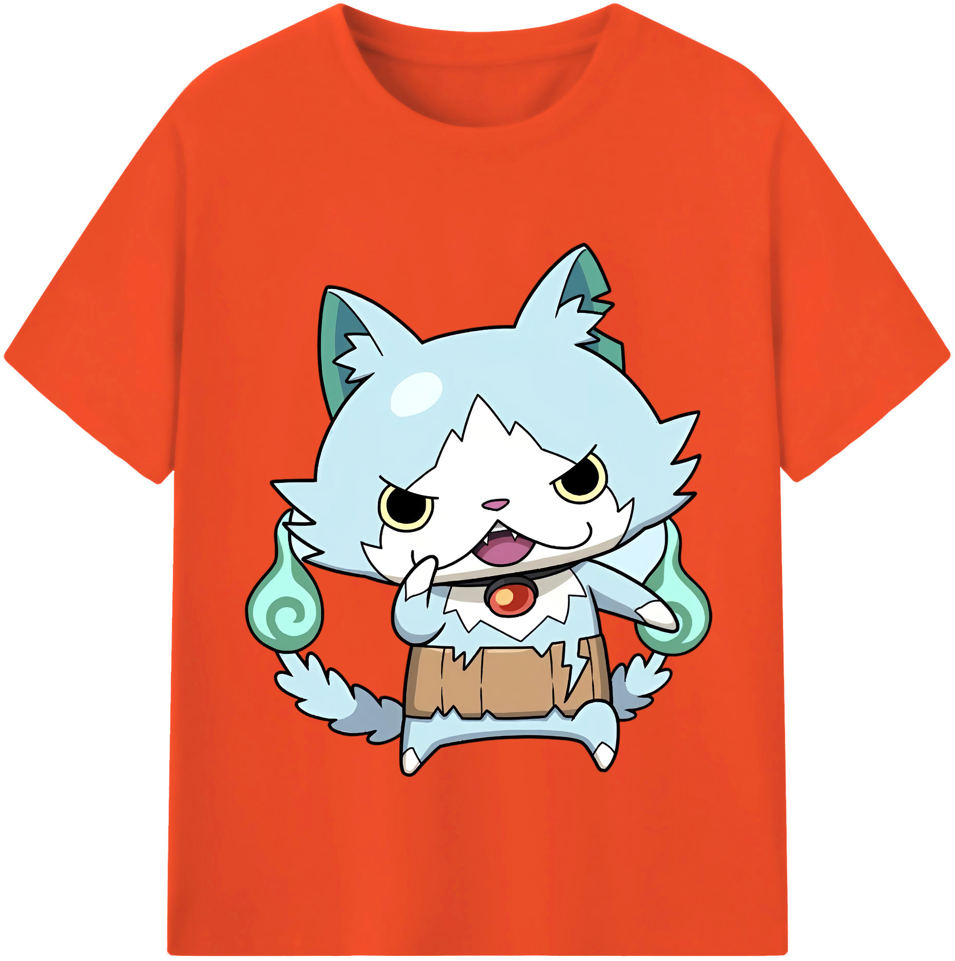（画像用） 妖怪ウォッチ Yo-kai Watch 綿100％半袖Tシャツ（フロントプリント）