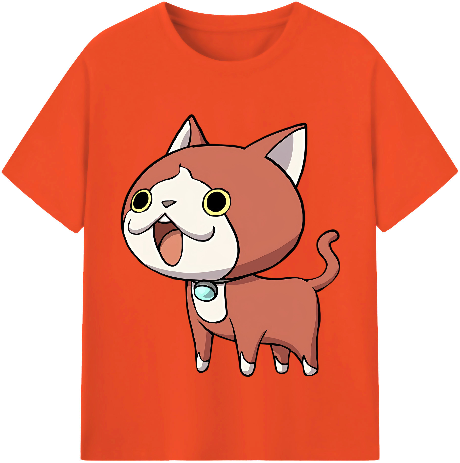 （画像用） 妖怪ウォッチ Yo-kai Watch 綿100％半袖Tシャツ（フロントプリント）