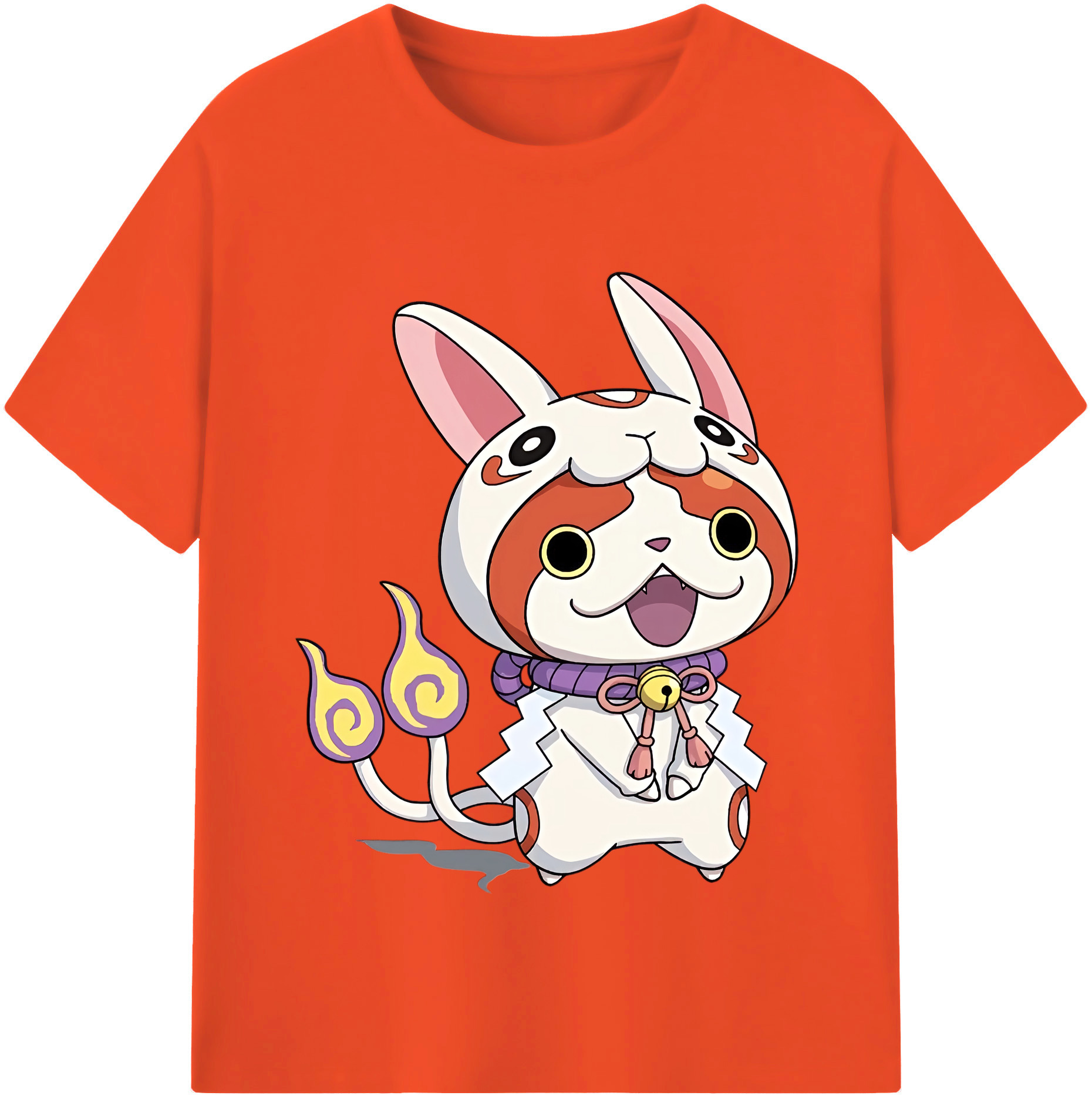 （画像用） 妖怪ウォッチ Yo-kai Watch 綿100％半袖Tシャツ（フロントプリント）