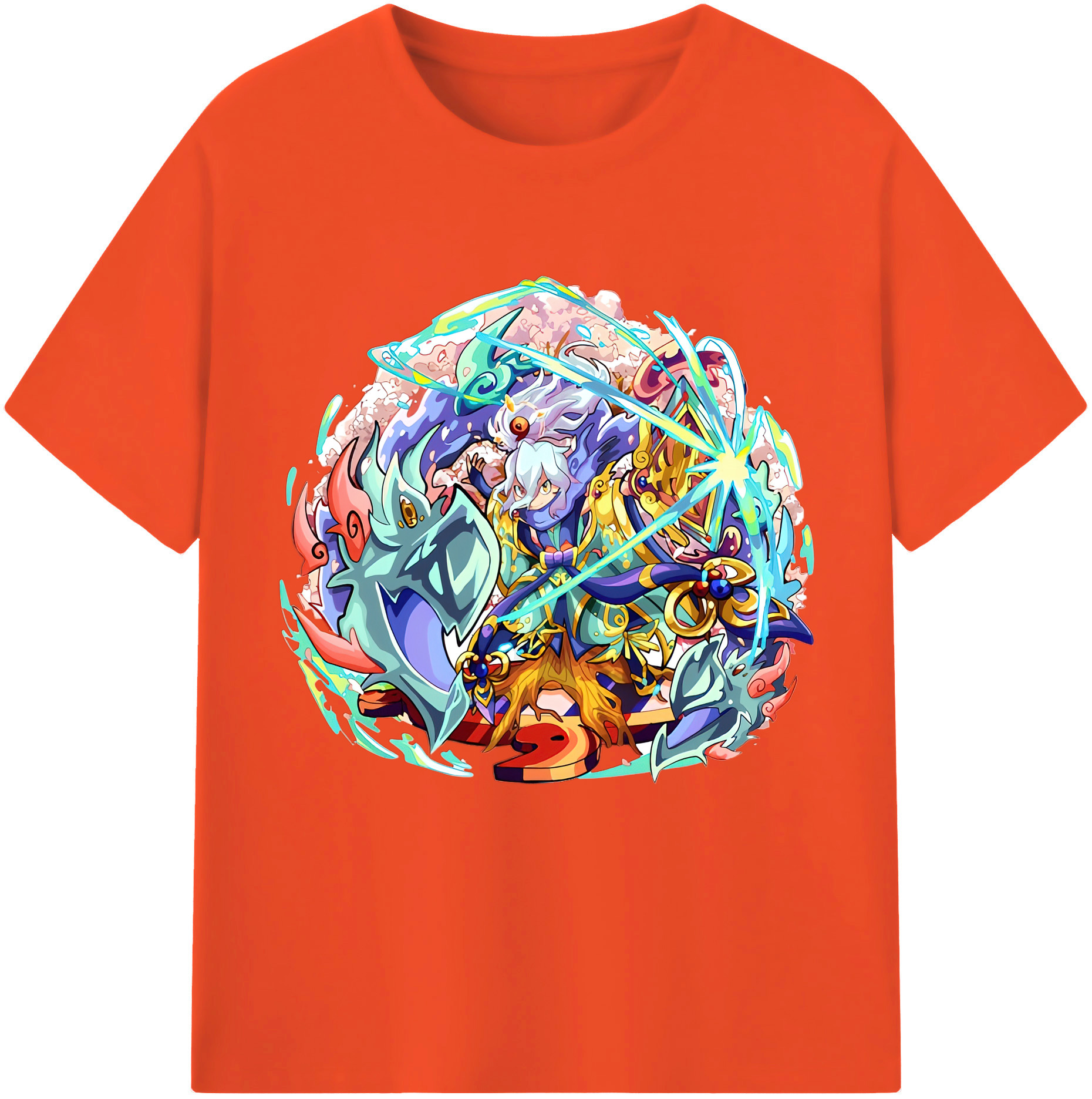 （画像用） 妖怪ウォッチ Yo-kai Watch 綿100％半袖Tシャツ（フロントプリント）