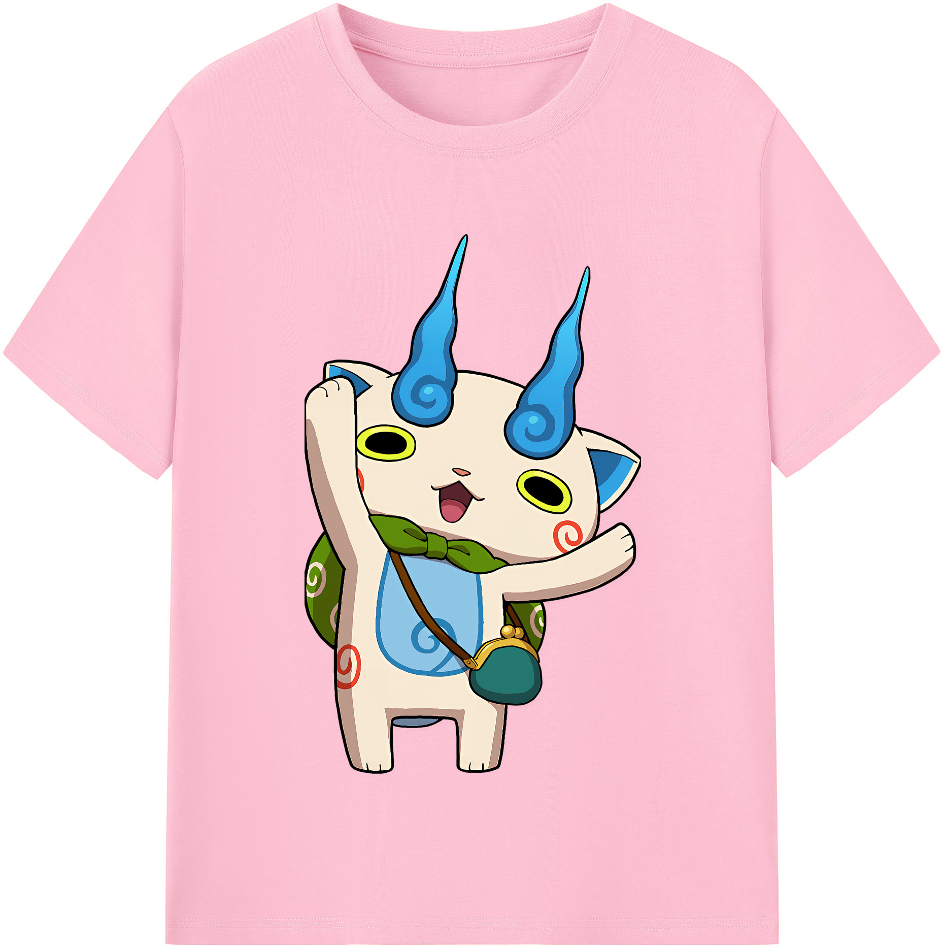 （画像用） 妖怪ウォッチ Yo-kai Watch 綿100％半袖Tシャツ（フロントプリント）