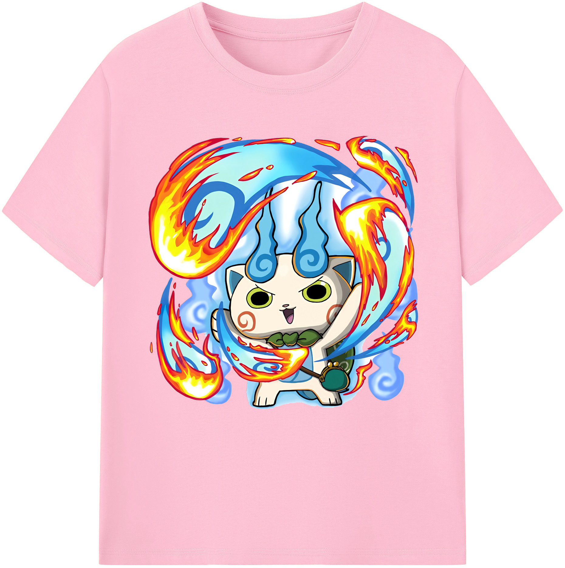 （画像用） 妖怪ウォッチ Yo-kai Watch 綿100％半袖Tシャツ（フロントプリント）