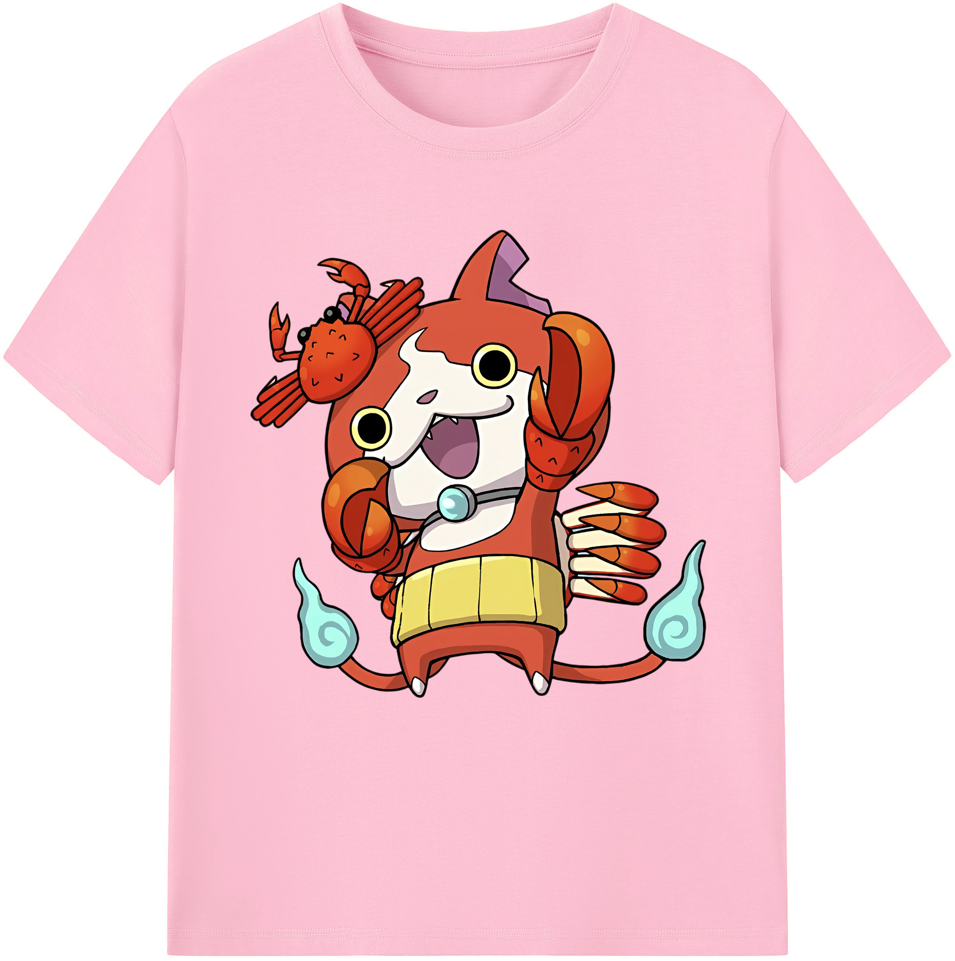 （画像用） 妖怪ウォッチ Yo-kai Watch 綿100％半袖Tシャツ（フロントプリント）