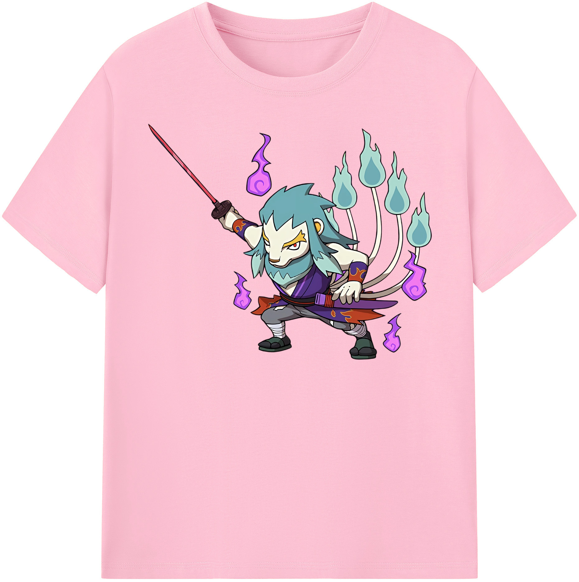 （画像用） 妖怪ウォッチ Yo-kai Watch 綿100％半袖Tシャツ（フロントプリント）