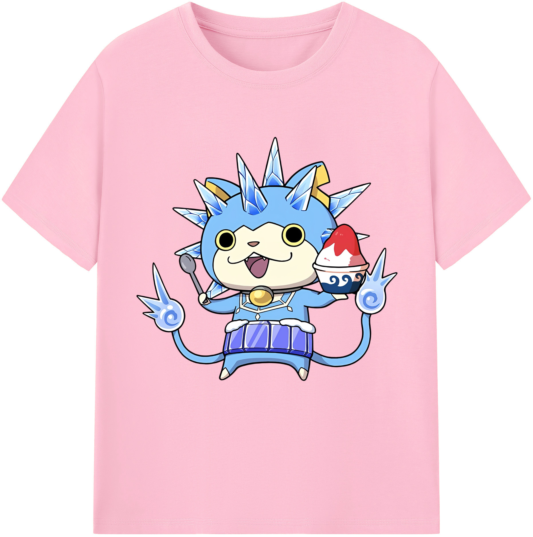 （画像用） 妖怪ウォッチ Yo-kai Watch 綿100％半袖Tシャツ（フロントプリント）