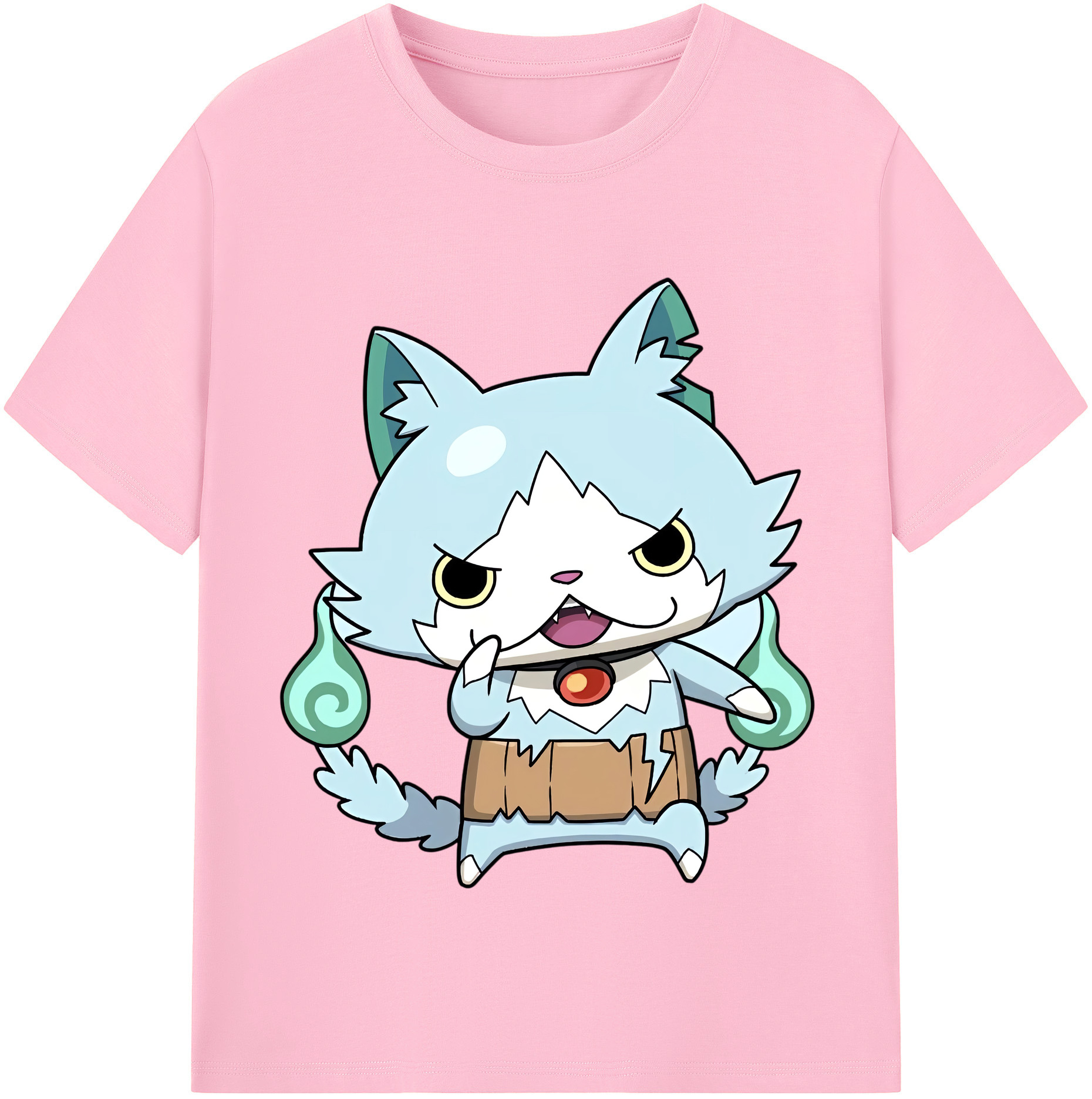 （画像用） 妖怪ウォッチ Yo-kai Watch 綿100％半袖Tシャツ（フロントプリント）
