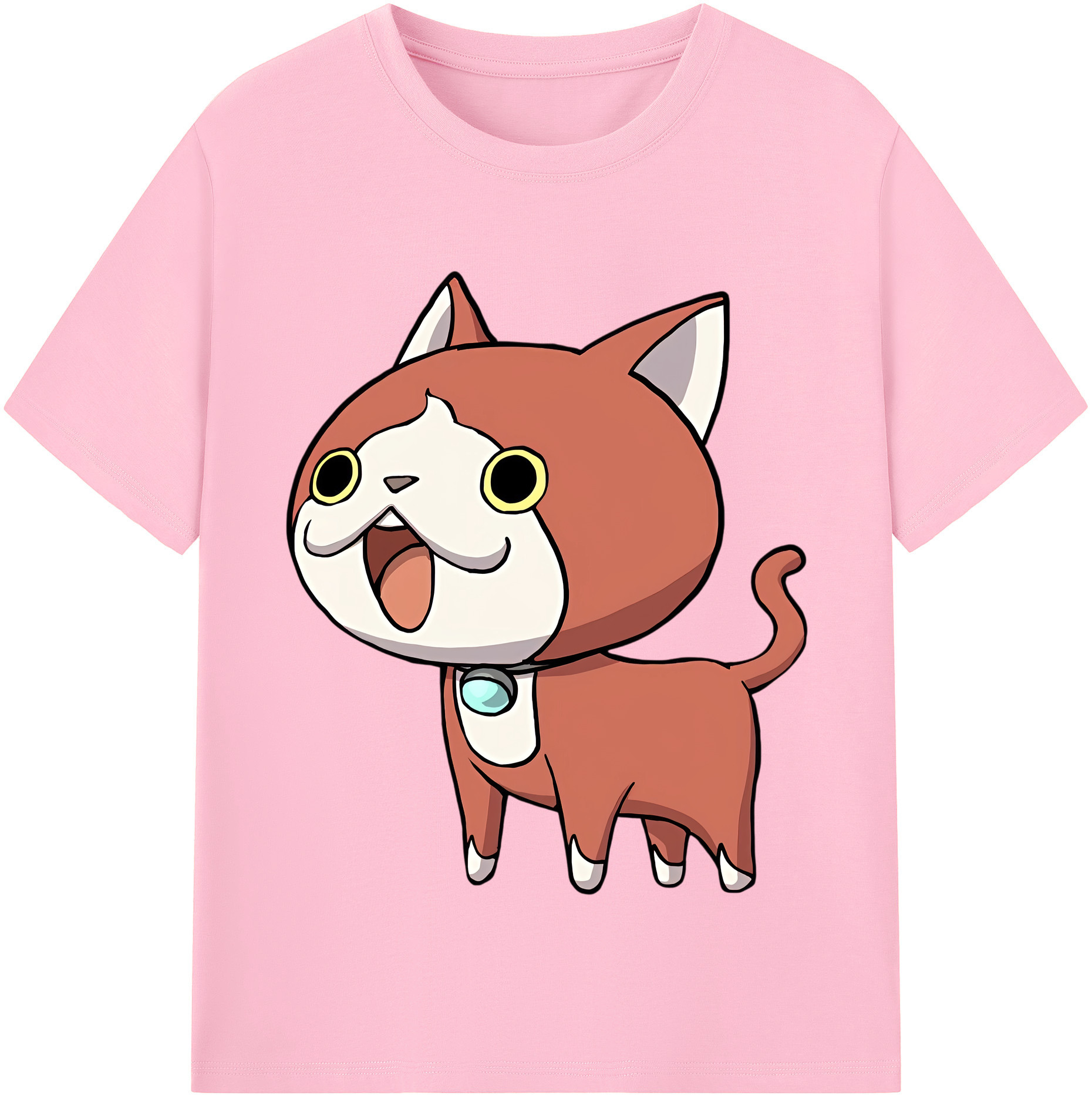 （画像用） 妖怪ウォッチ Yo-kai Watch 綿100％半袖Tシャツ（フロントプリント）