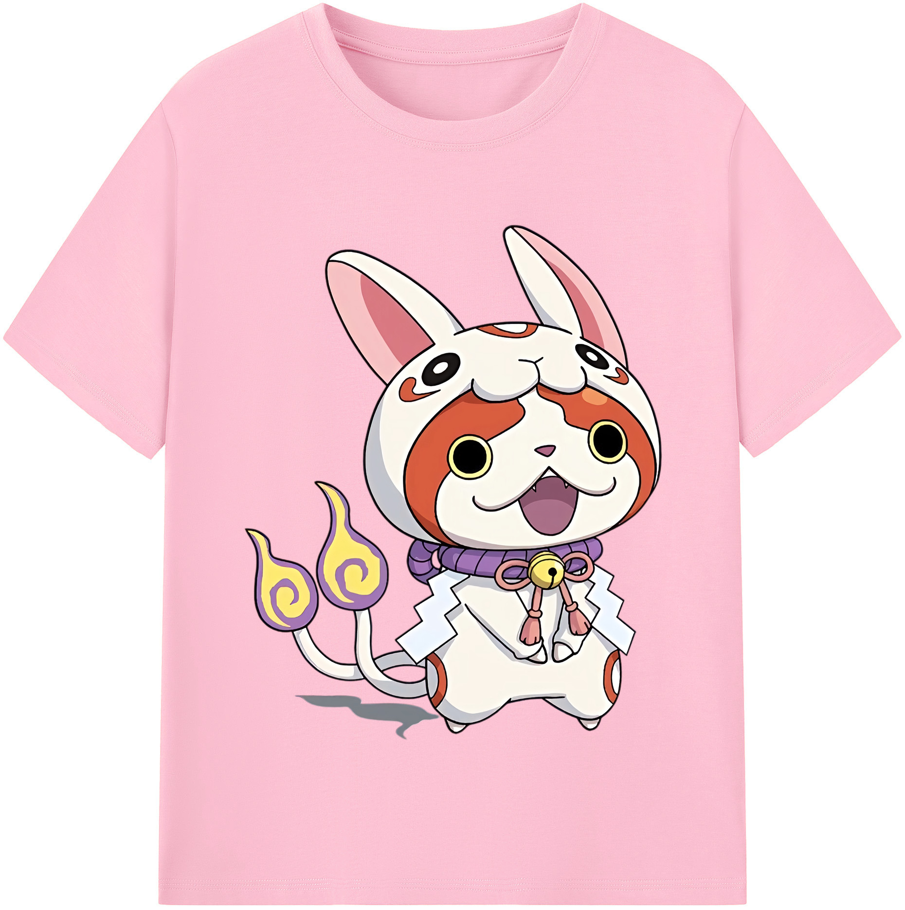 （画像用） 妖怪ウォッチ Yo-kai Watch 綿100％半袖Tシャツ（フロントプリント）