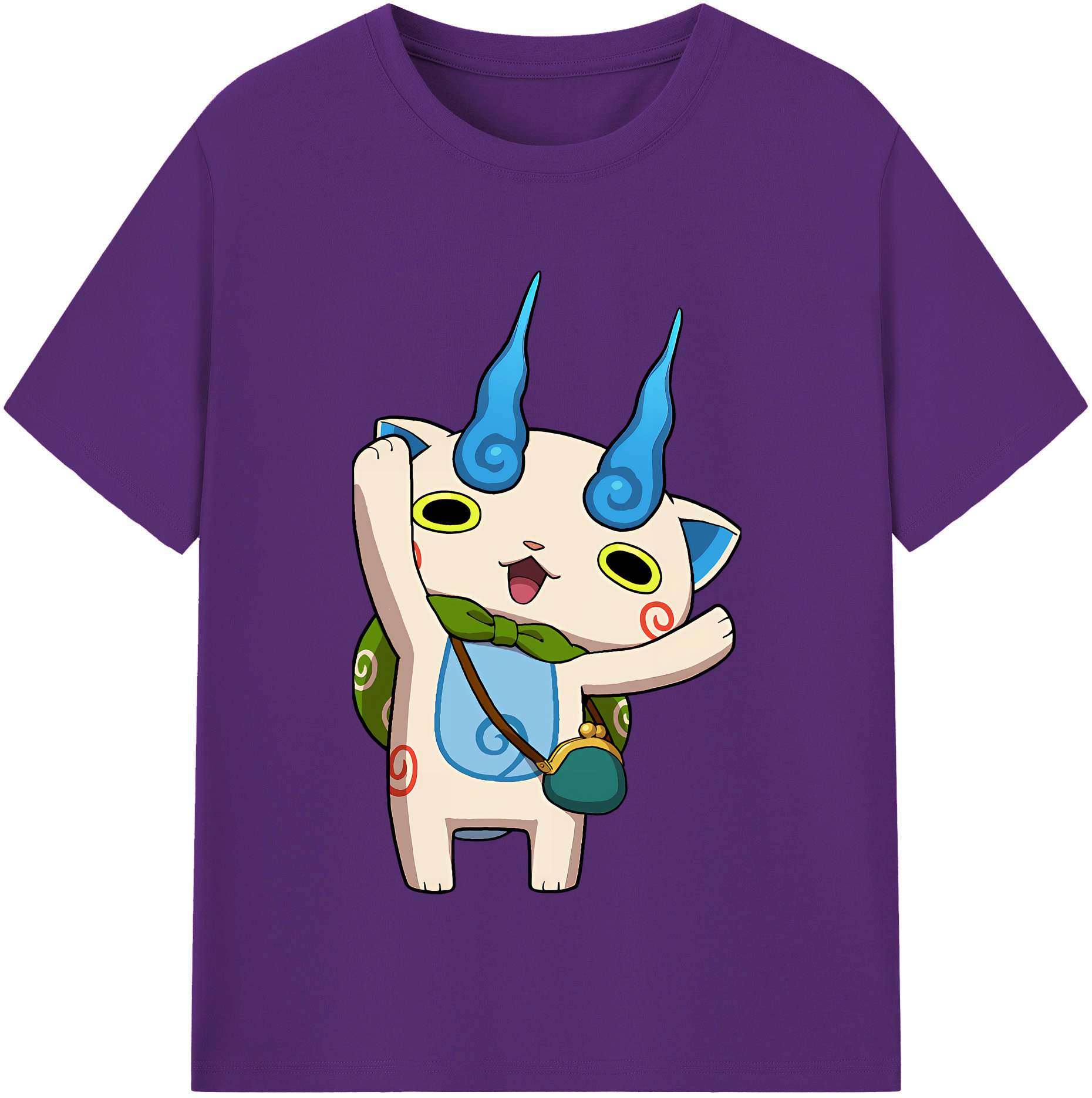 （画像用） 妖怪ウォッチ Yo-kai Watch 綿100％半袖Tシャツ（フロントプリント）