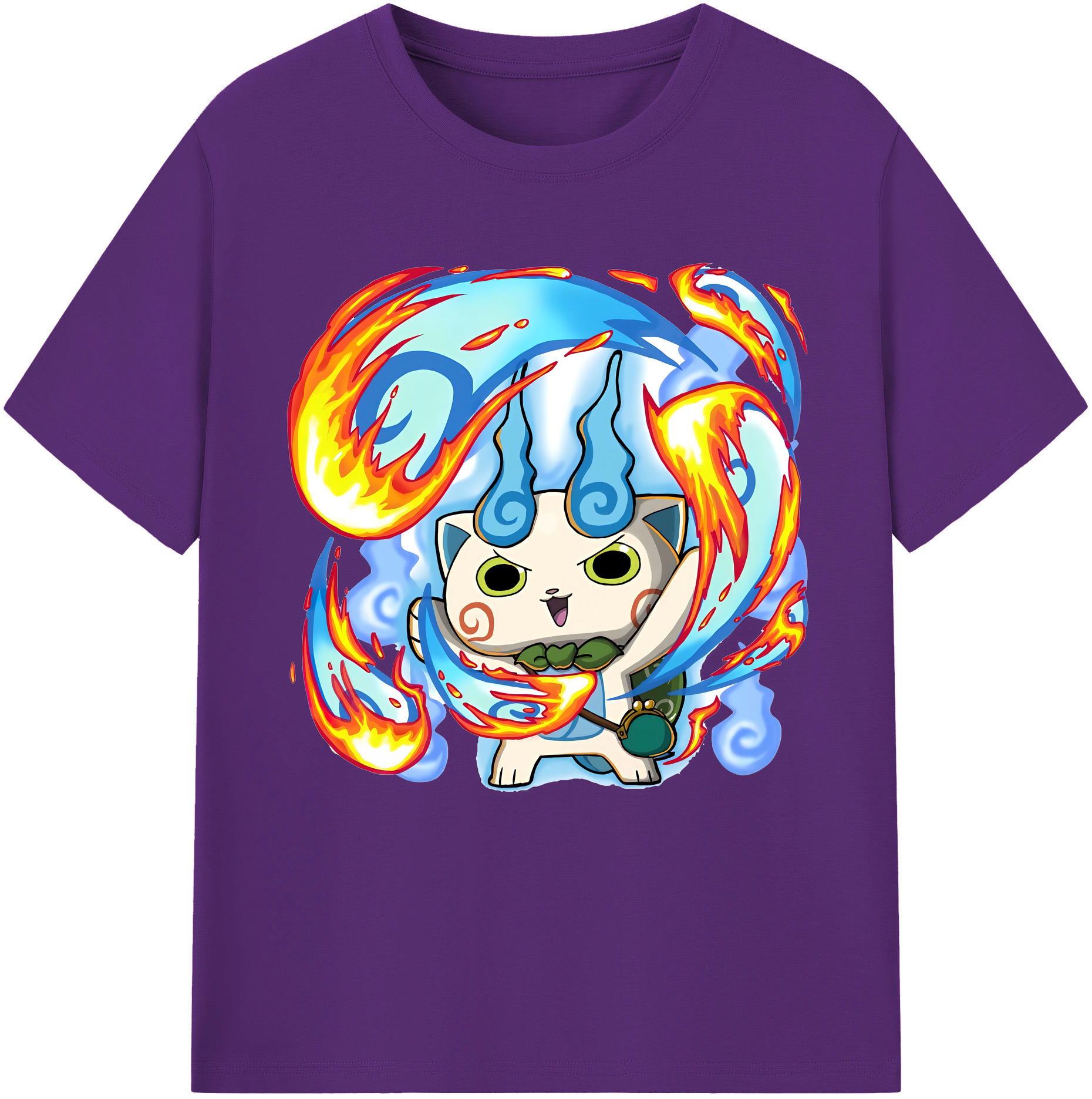（画像用） 妖怪ウォッチ Yo-kai Watch 綿100％半袖Tシャツ（フロントプリント）