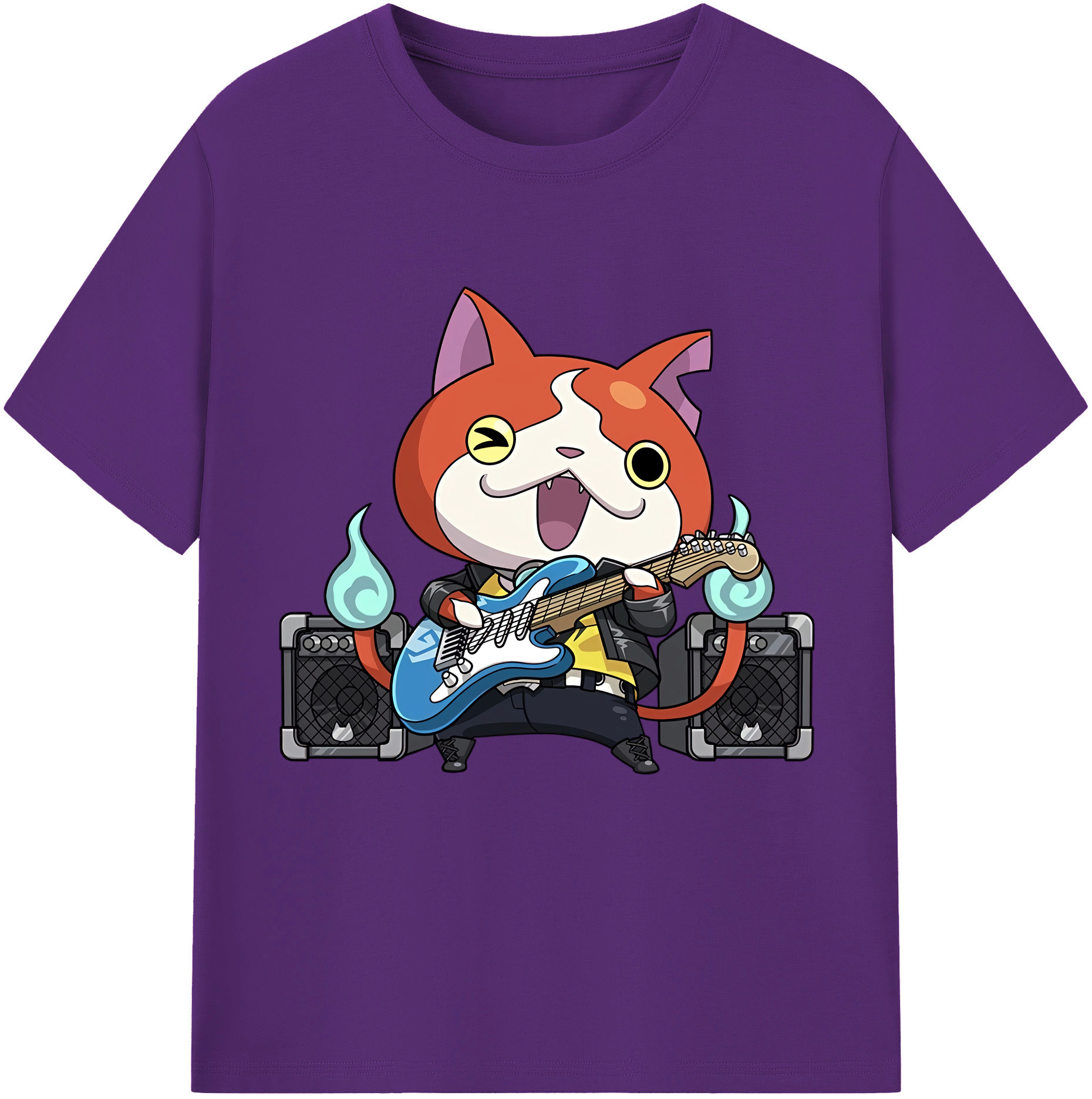 （画像用） 妖怪ウォッチ Yo-kai Watch 綿100％半袖Tシャツ（フロントプリント）