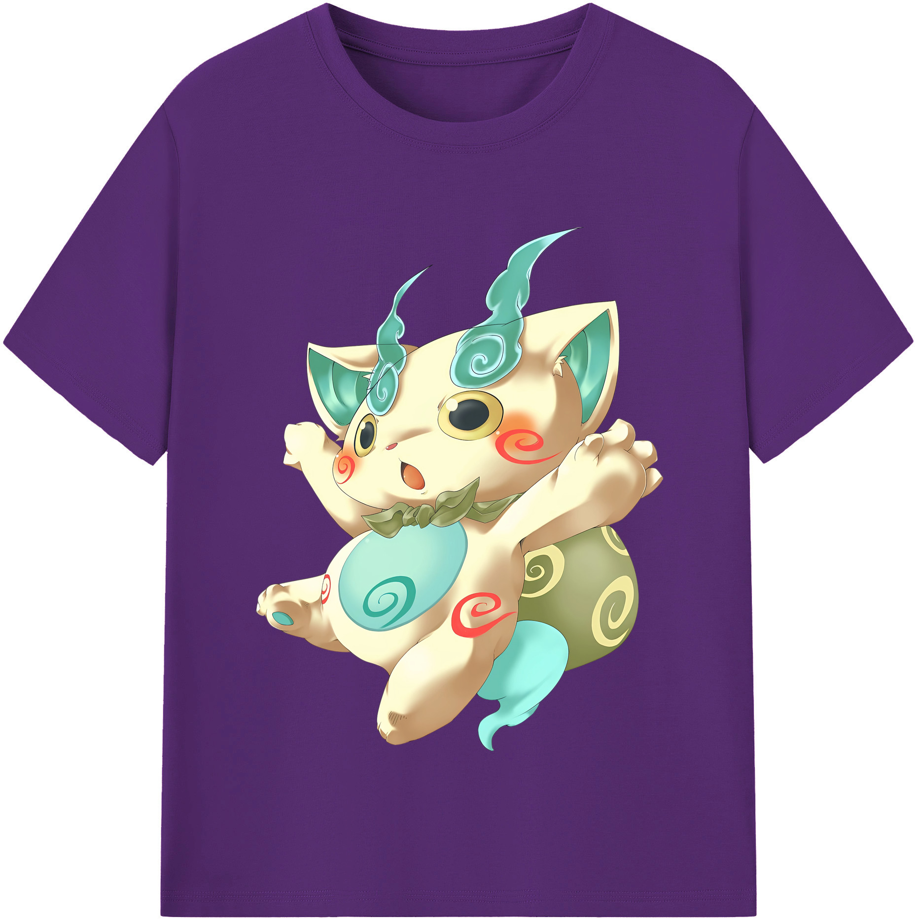 （画像用） 妖怪ウォッチ Yo-kai Watch 綿100％半袖Tシャツ（フロントプリント）