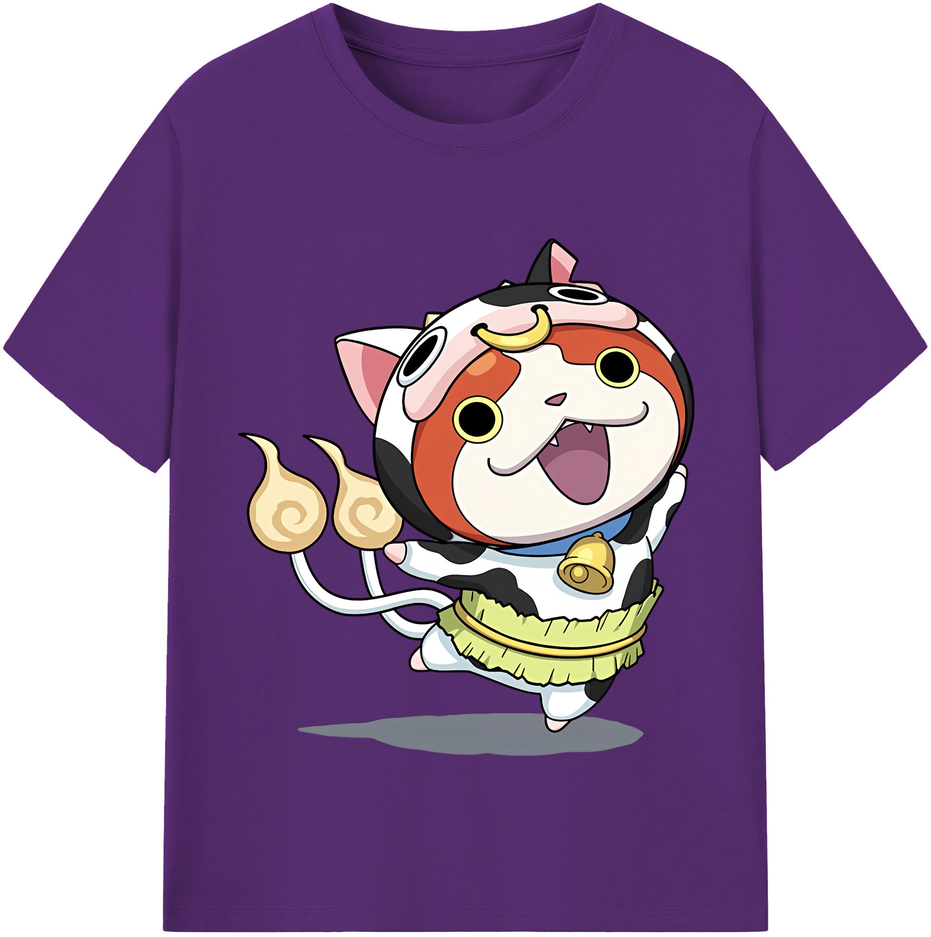 （画像用） 妖怪ウォッチ Yo-kai Watch 綿100％半袖Tシャツ（フロントプリント）