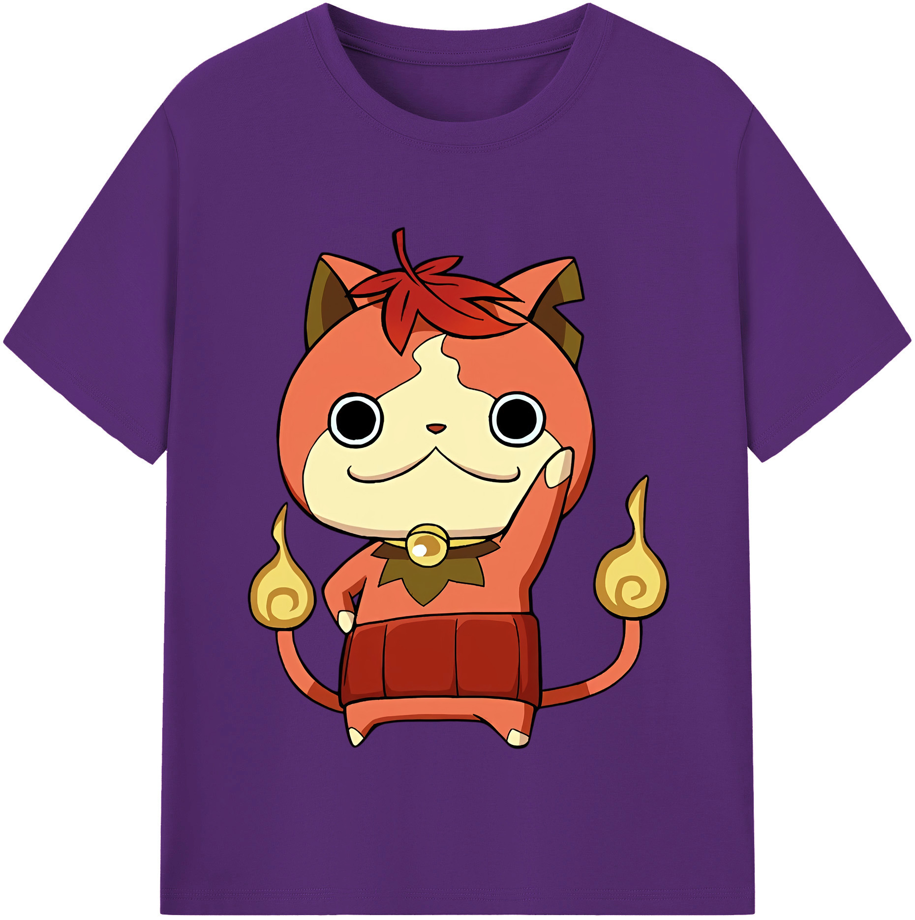 （画像用） 妖怪ウォッチ Yo-kai Watch 綿100％半袖Tシャツ（フロントプリント）
