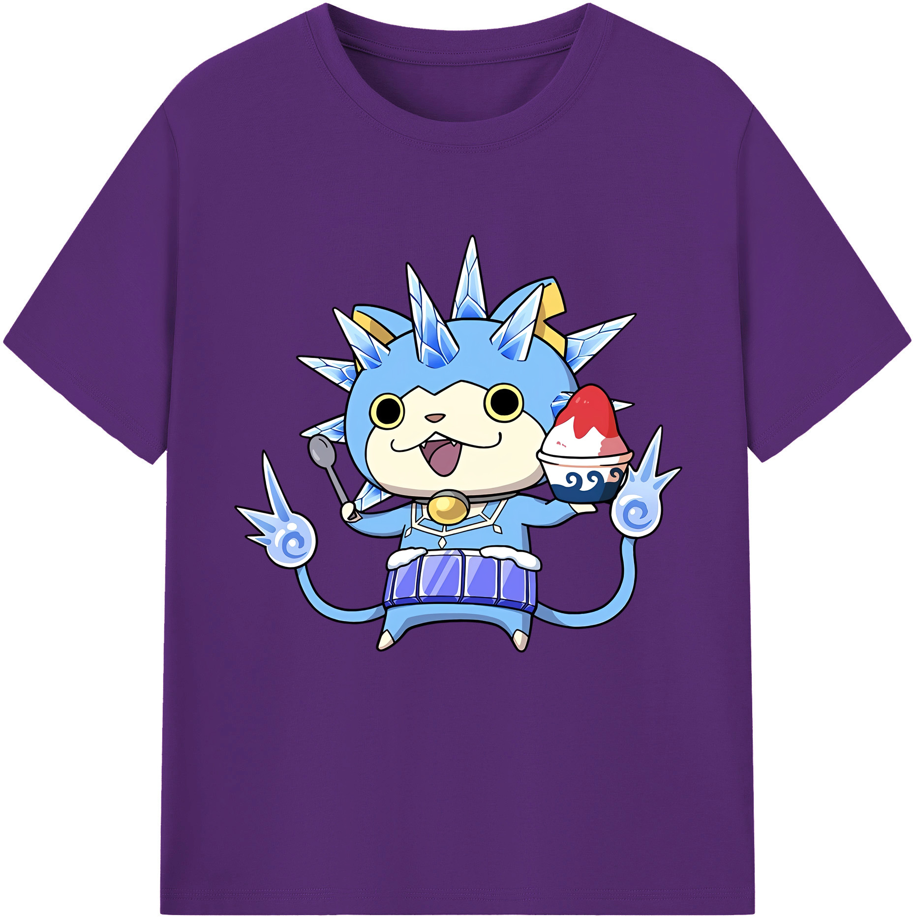 （画像用） 妖怪ウォッチ Yo-kai Watch 綿100％半袖Tシャツ（フロントプリント）
