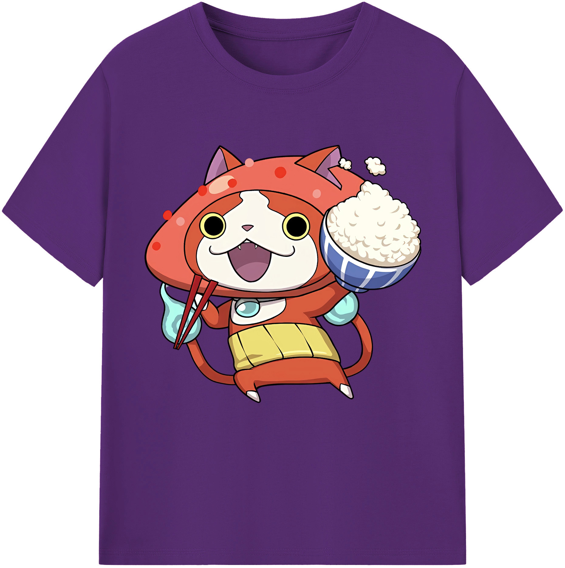 （画像用） 妖怪ウォッチ Yo-kai Watch 綿100％半袖Tシャツ（フロントプリント）
